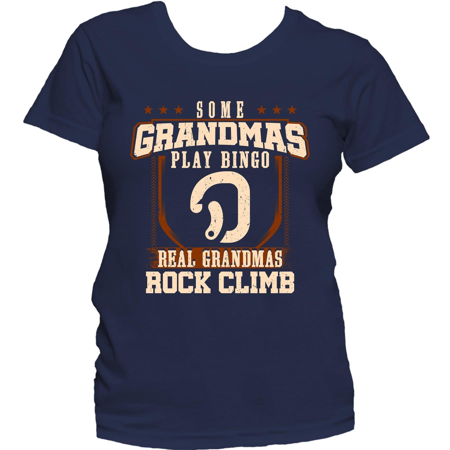Some Grandmas Play Bingo Real Grandmas Rock Climb Women's T-Shirt