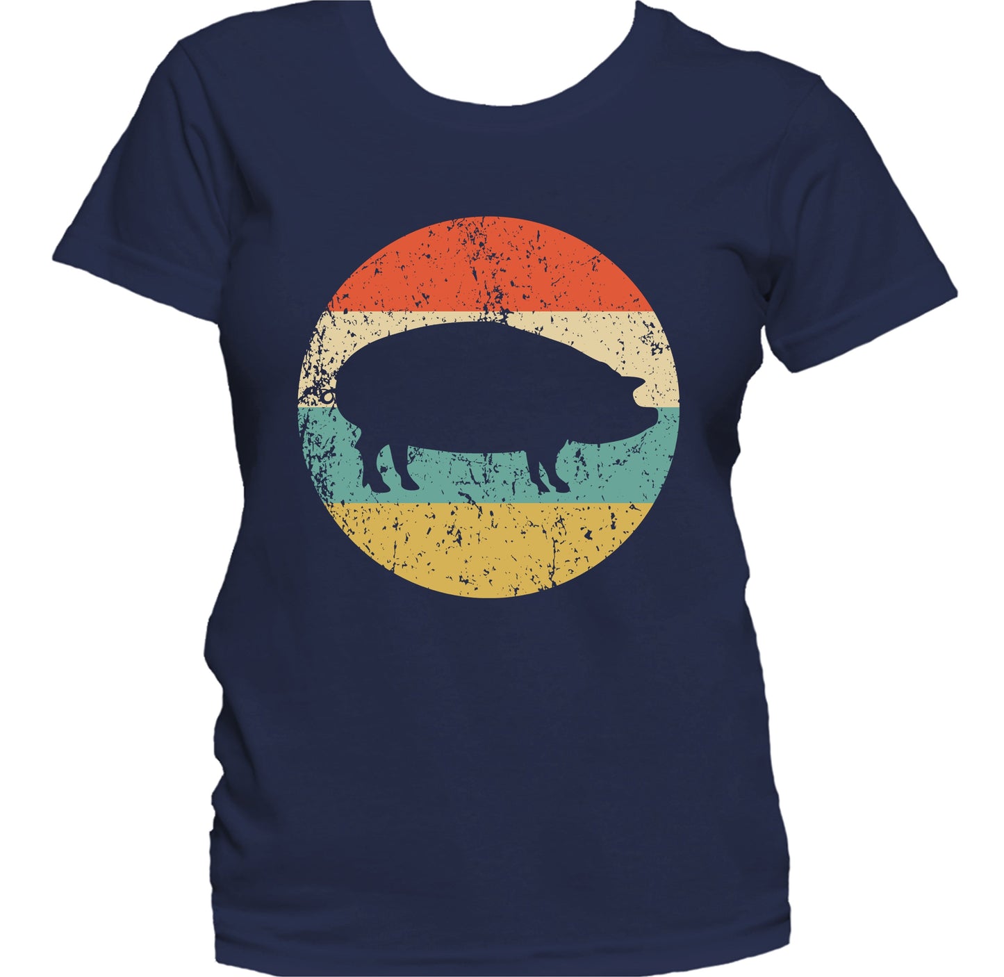 Pig Roast Retro Style BBQ Cookout Women's T-Shirt