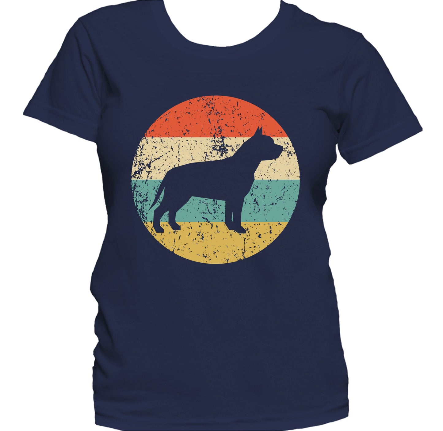 Pit Bull Retro Style Dog Women's T-Shirt