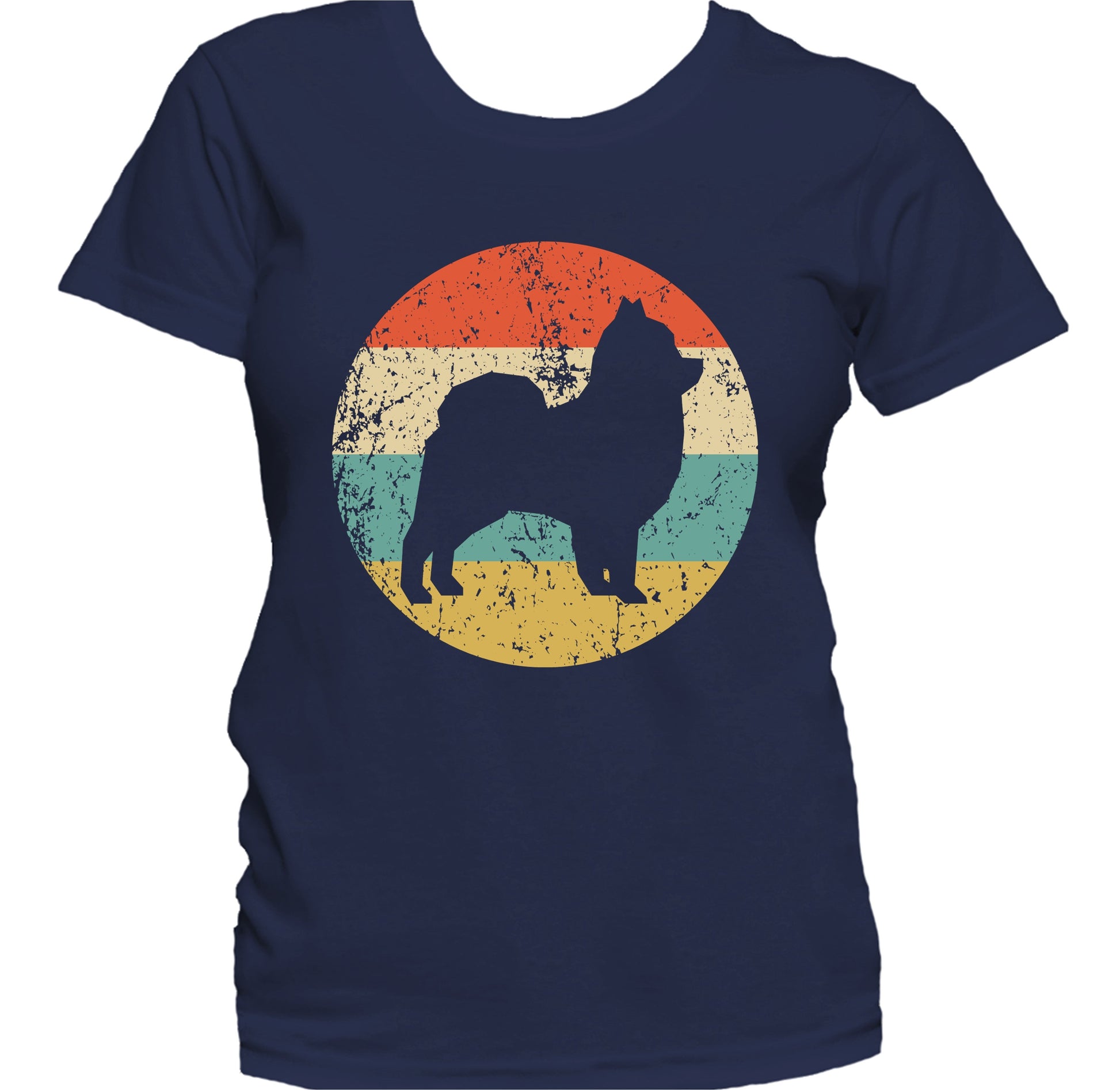Pomeranian Retro Style Dog Women's T-Shirt