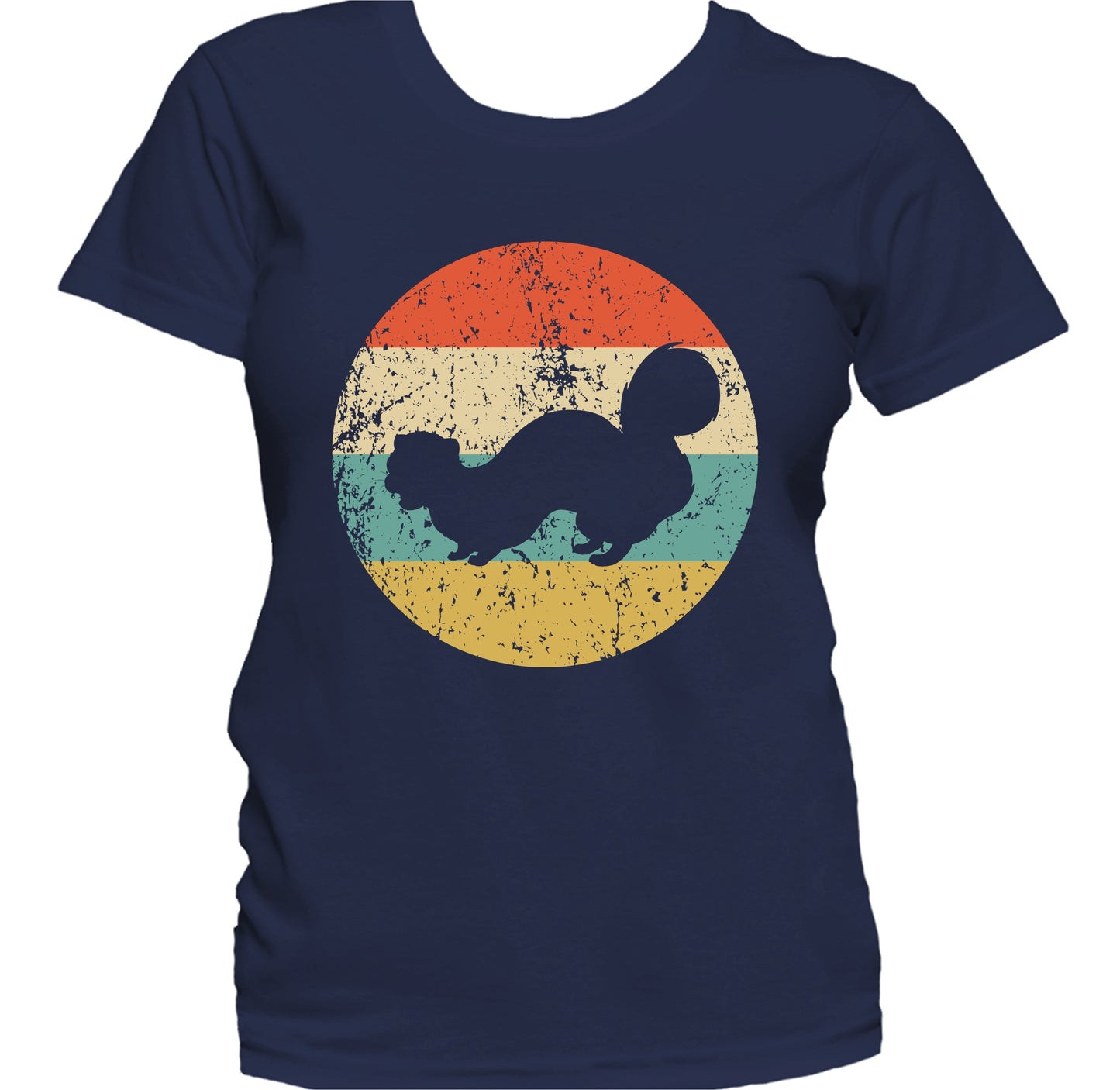 Ferret Retro Style Animal Women's T-Shirt