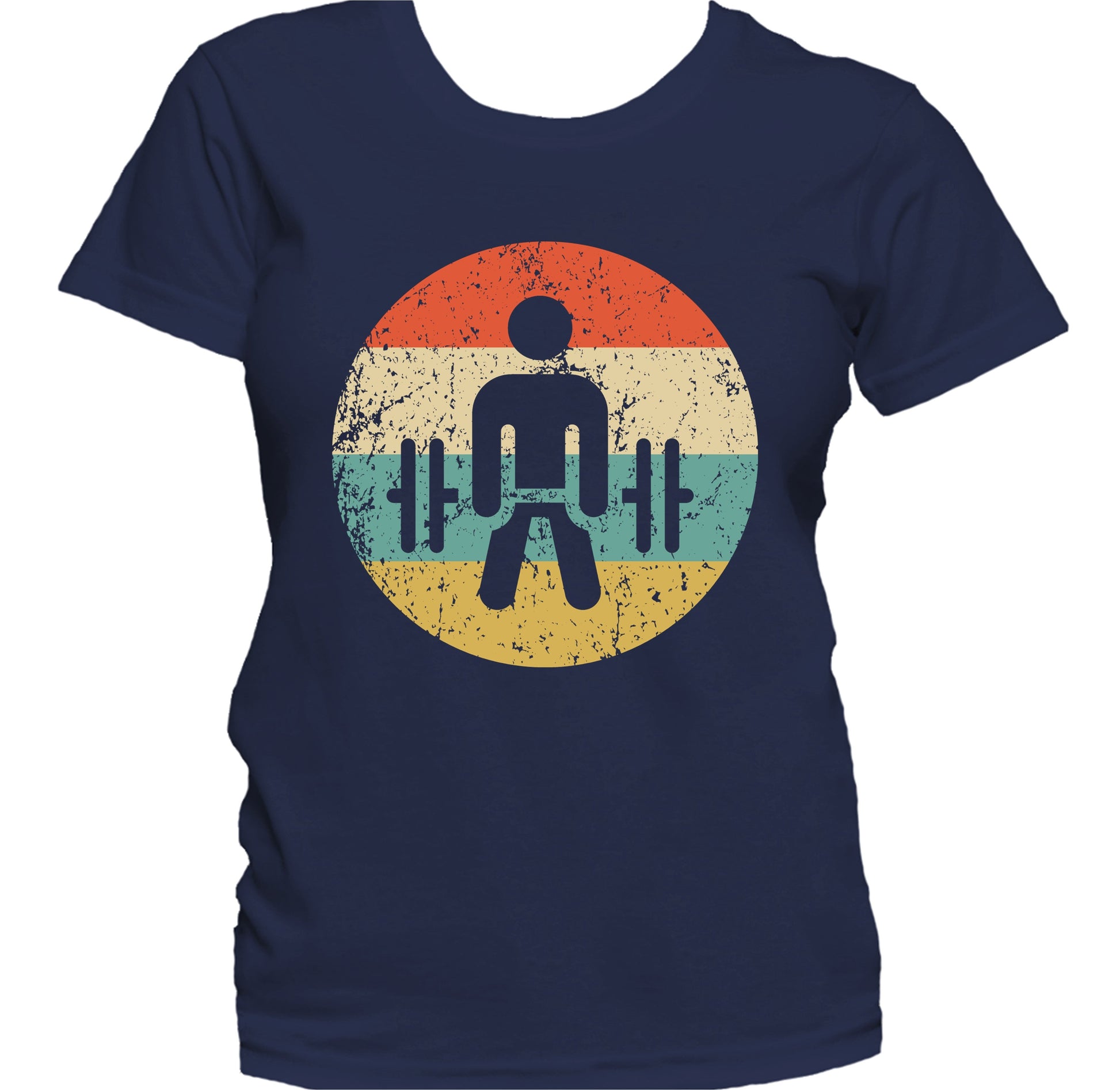 Dead Lift Retro Style Weightlifting Women's T-Shirt