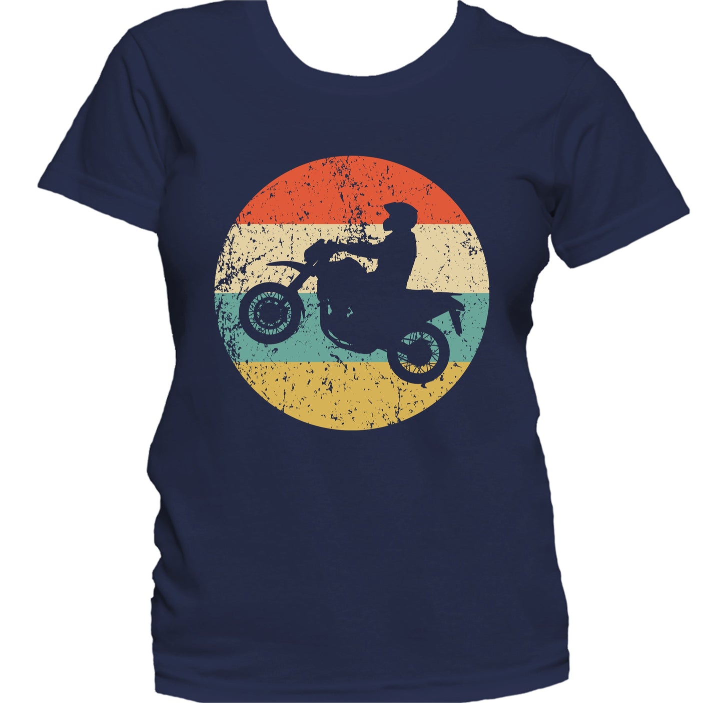 Motocross Retro Style Motor Sports Women's T-Shirt