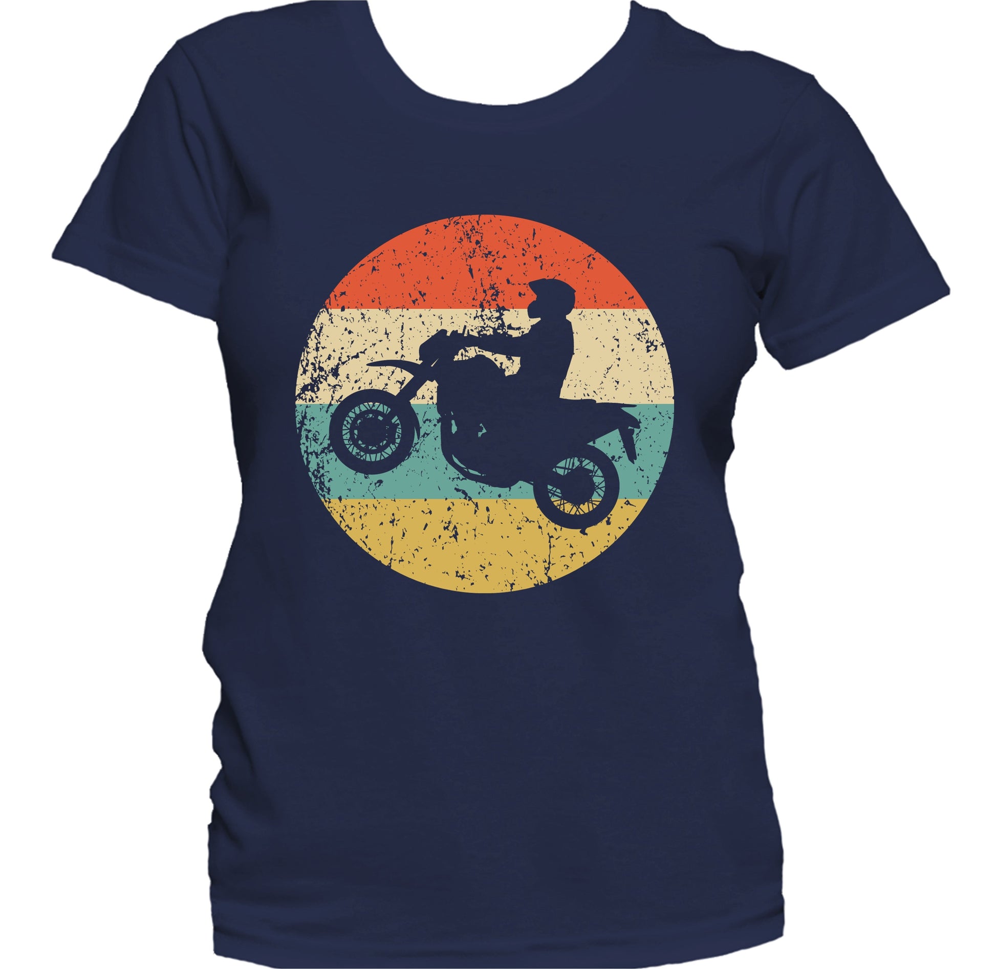 Motocross Retro Style Motor Sports Women's T-Shirt