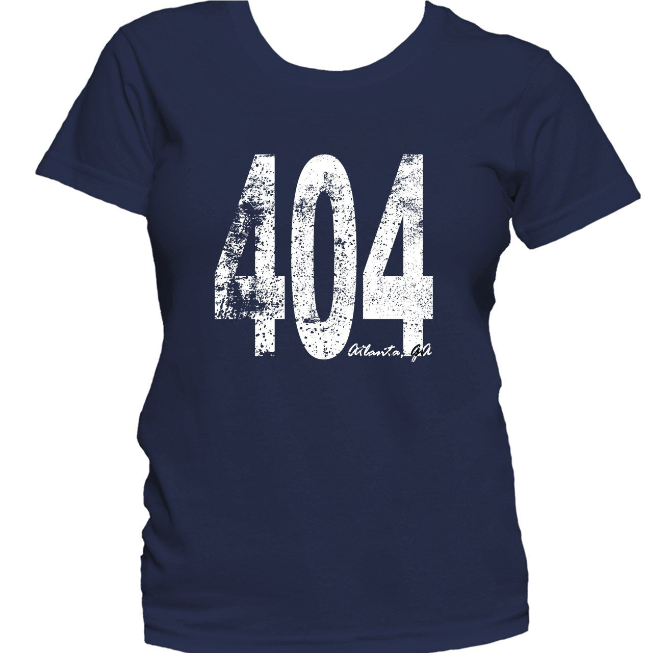 Retro Style Atlanta Area Code 404 Women's T-Shirt
