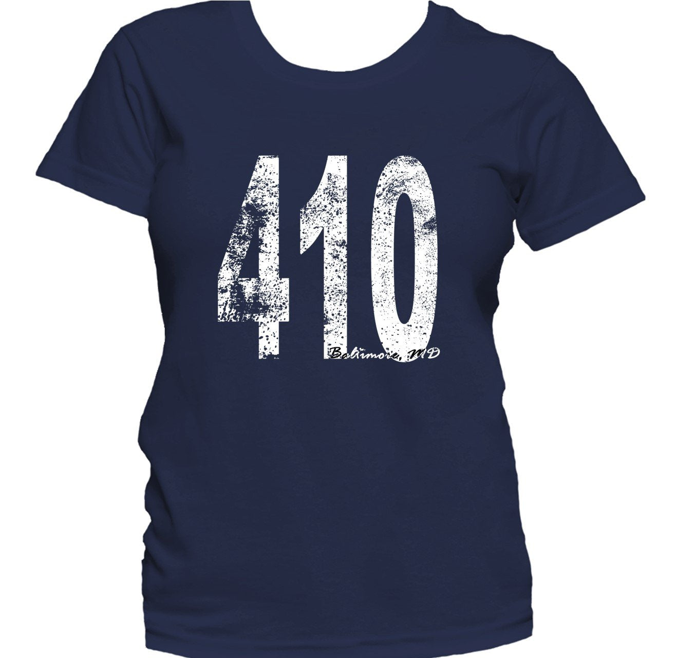 Retro Style Baltimore Area Code 410 Women's T-Shirt