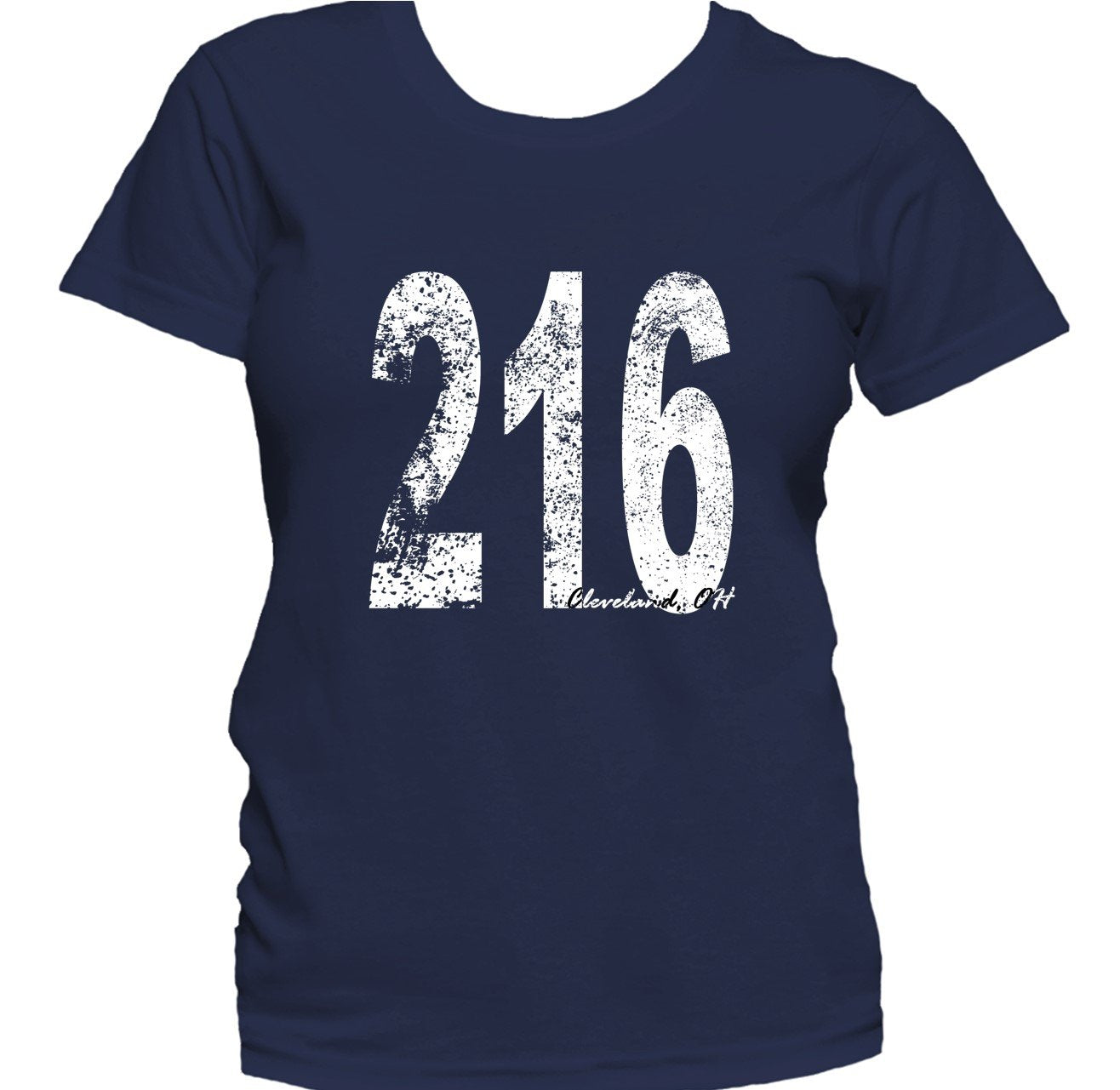 Retro Style Cleveland Area Code 216 Women's T-Shirt