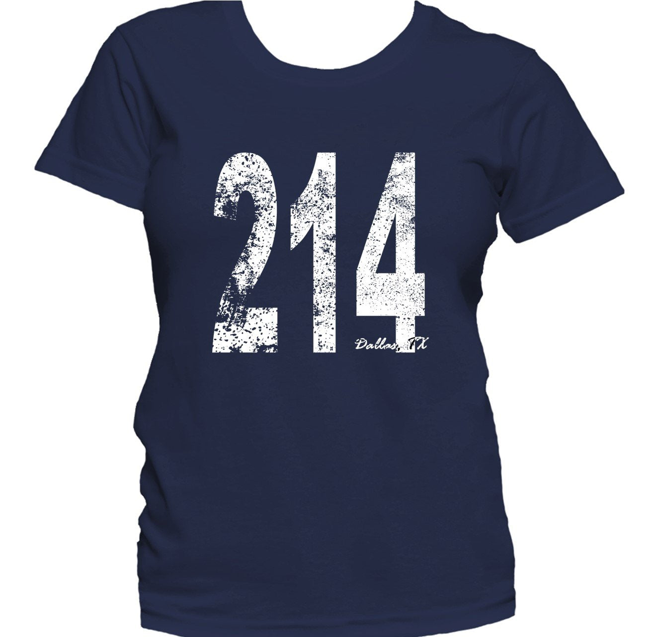 Retro Style Dallas Area Code 214 Women's T-Shirt