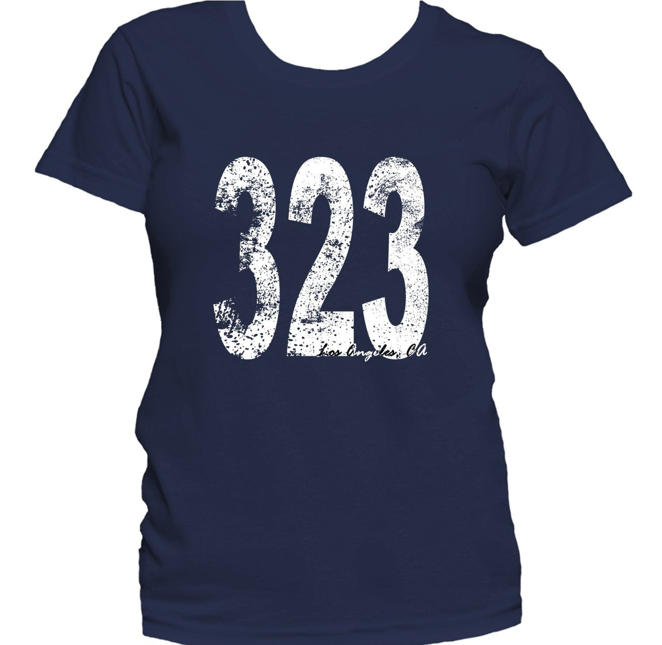 Retro Style Los Angeles Area Code 323 Women's T-Shirt
