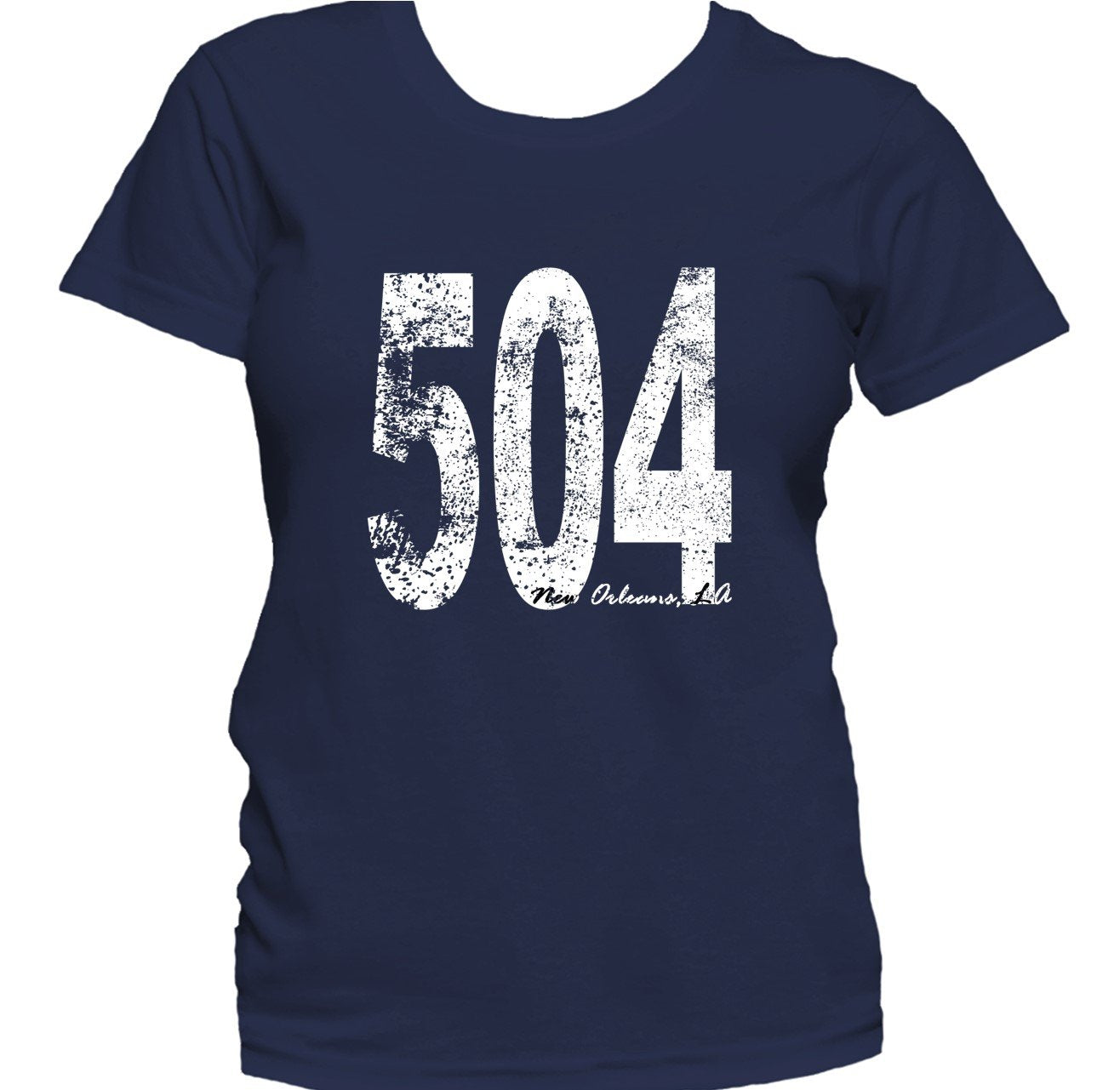 Retro Style New Orleans Area Code 504 Women's T-Shirt