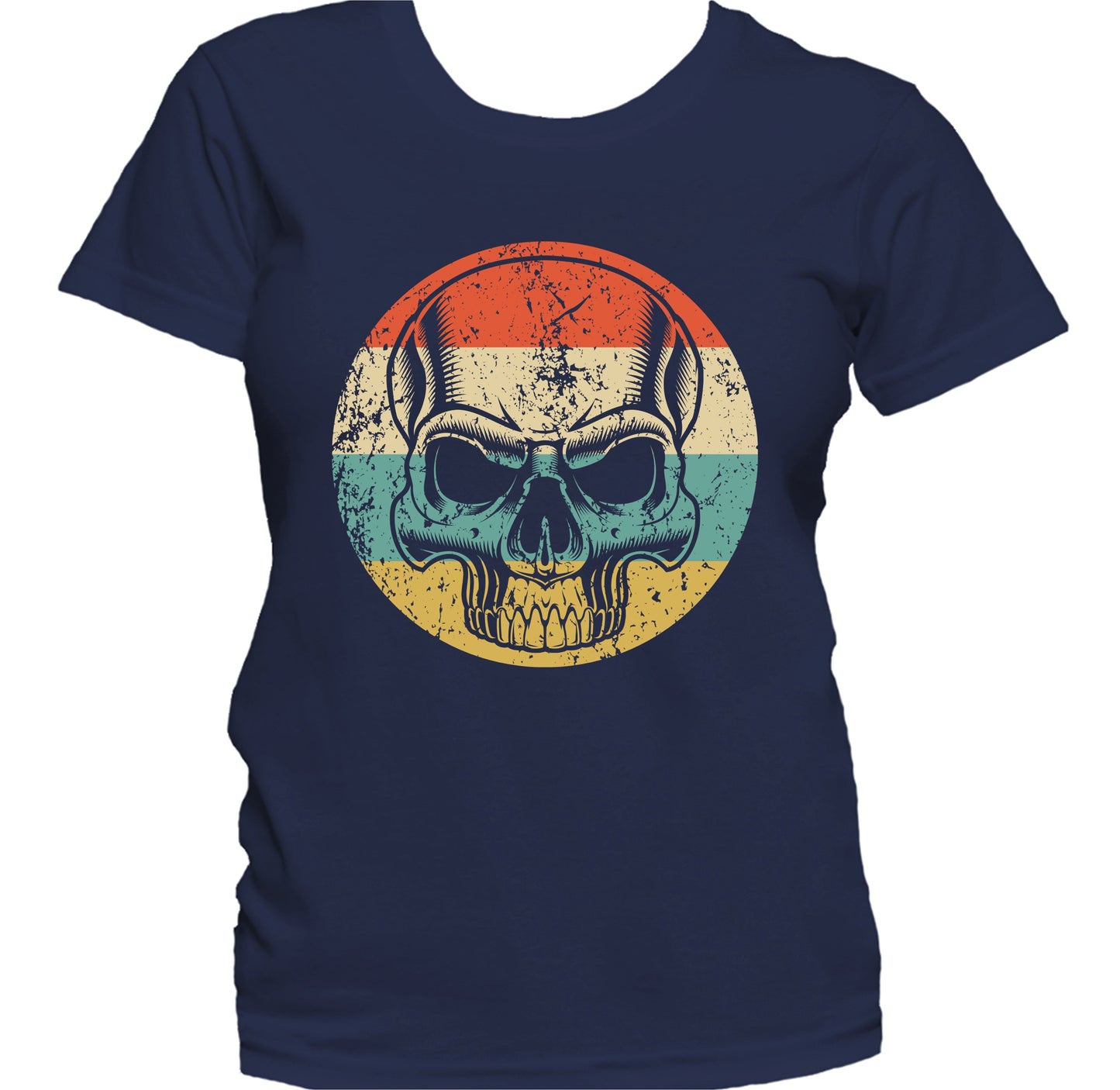 Skeleton Retro Skull Icon Women's T-Shirt