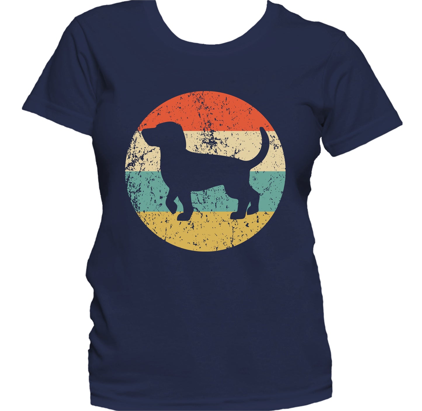 Retro Beagle Dog Breed Icon Women's T-Shirt