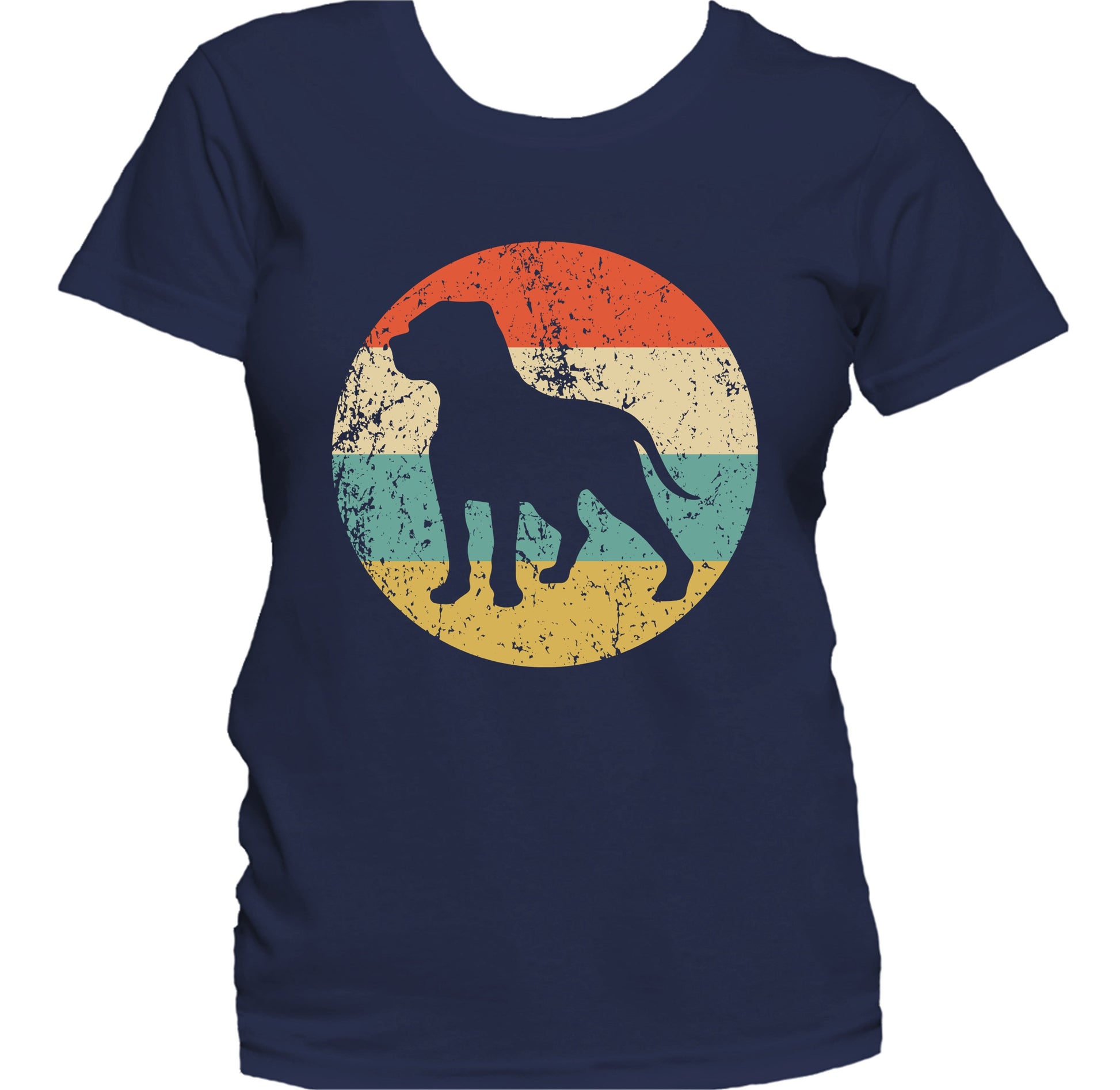 Retro English Mastiff Dog Breed Icon Women's T-Shirt