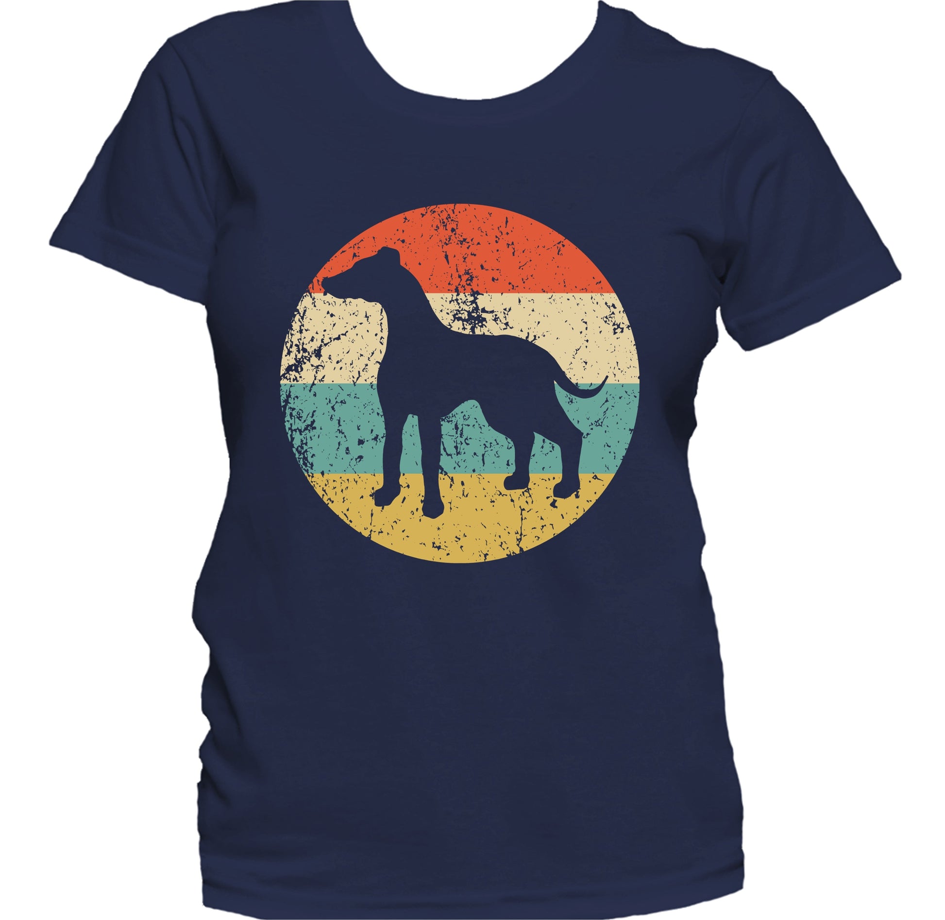 Retro Greyhound Dog Breed Icon Women's T-Shirt