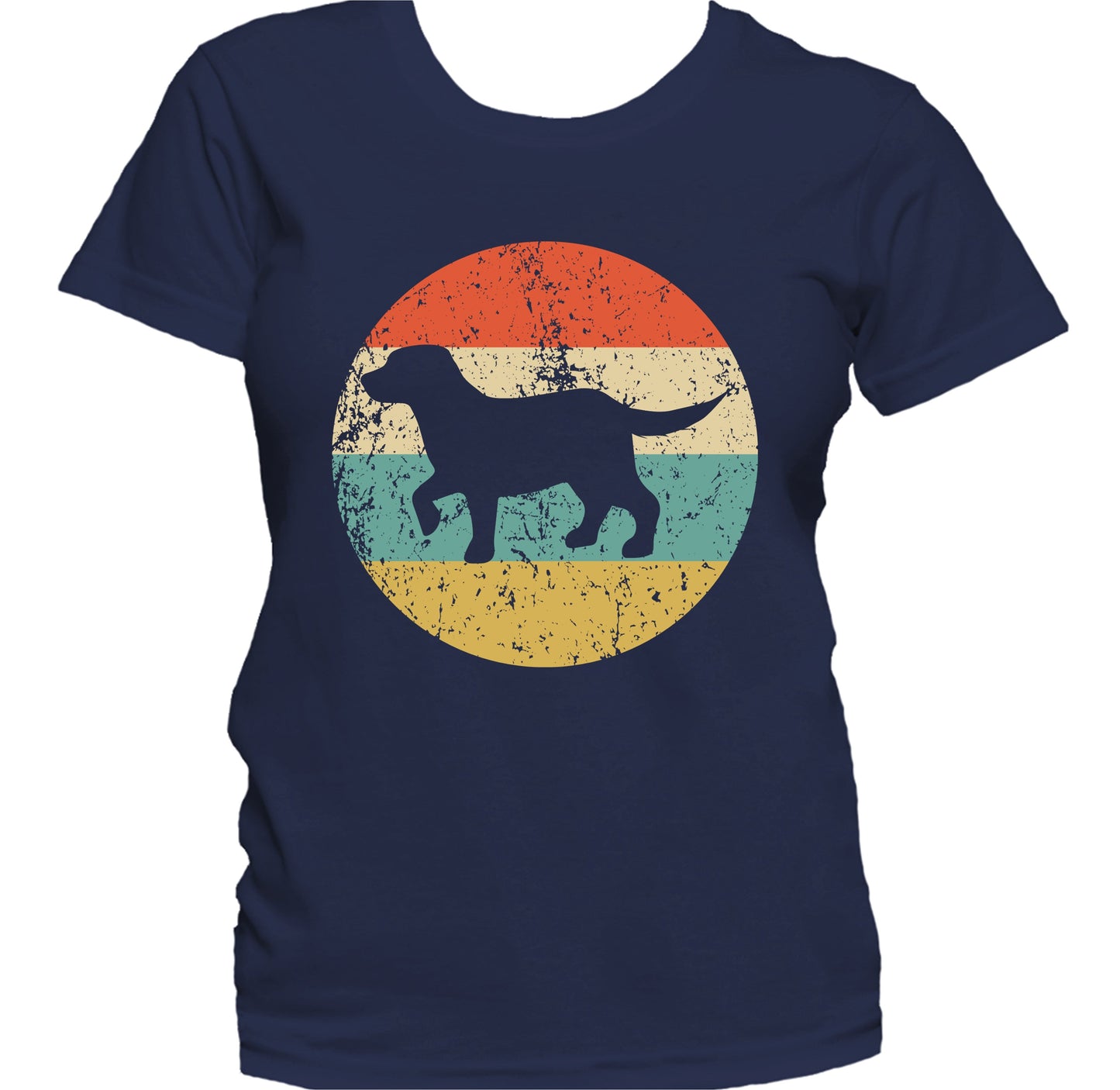 Retro Labrador Retriever Dog Breed Icon Women's T-Shirt