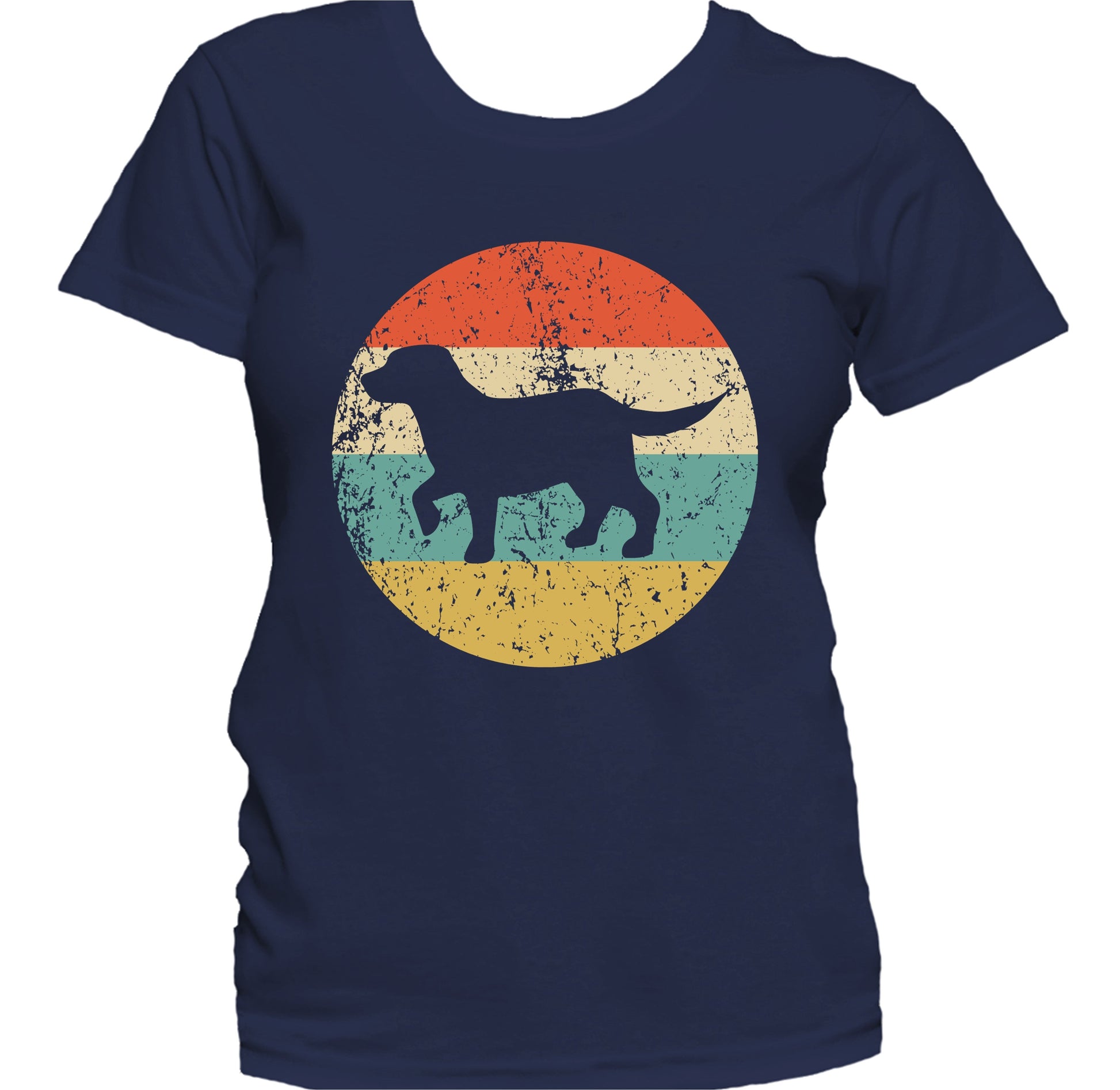 Retro Labrador Retriever Dog Breed Icon Women's T-Shirt