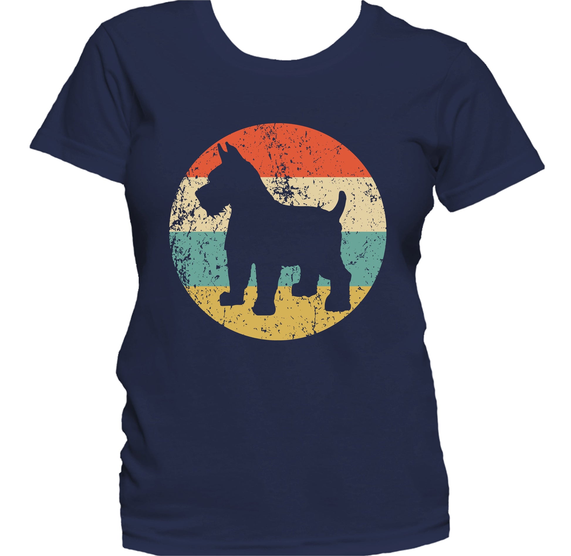 Retro Schnauzer Dog Breed Icon Women's T-Shirt