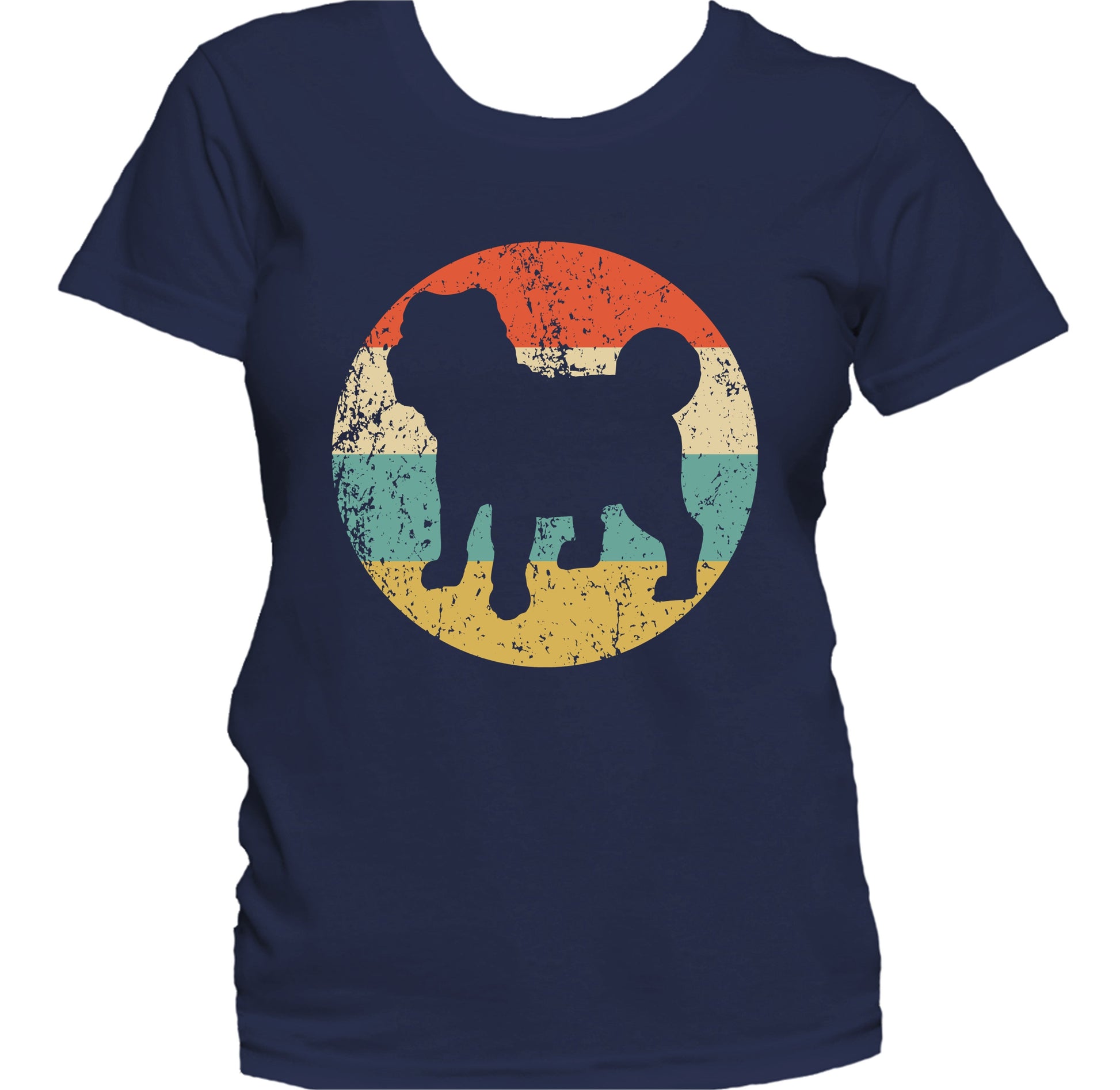 Retro Shar Pei Dog Breed Icon Women's T-Shirt