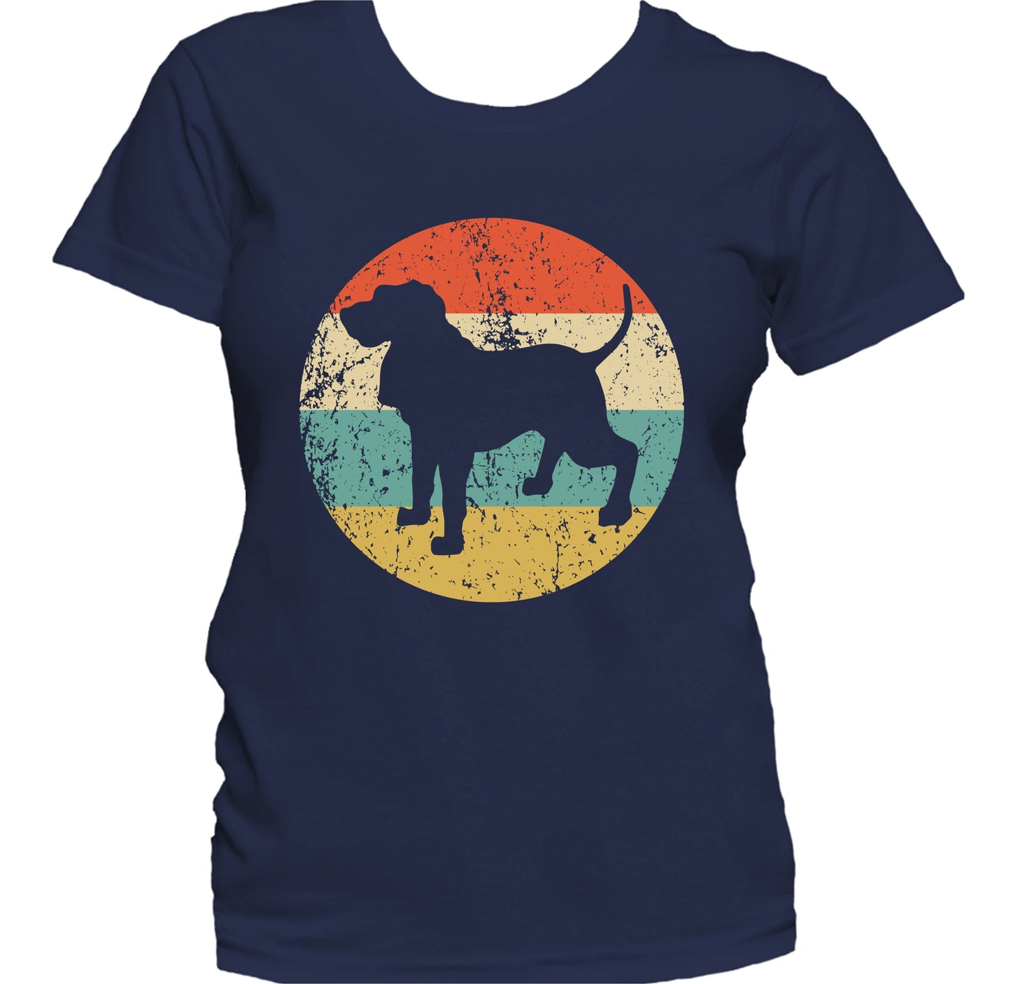 Retro Bloodhound Dog Breed Icon Women's T-Shirt