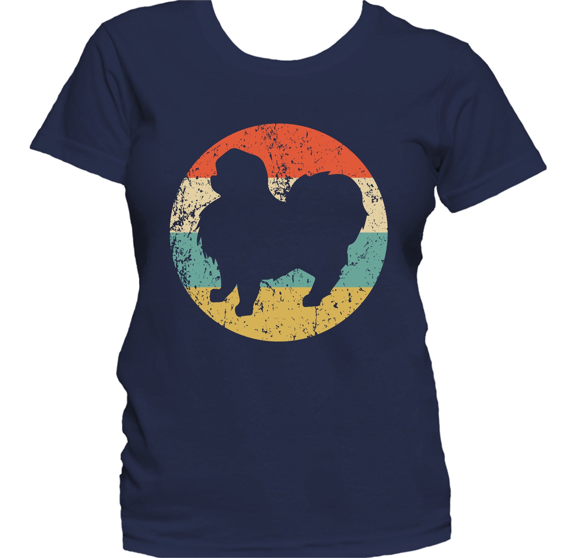 Retro Japanese Chin Dog Breed Icon Women's T-Shirt