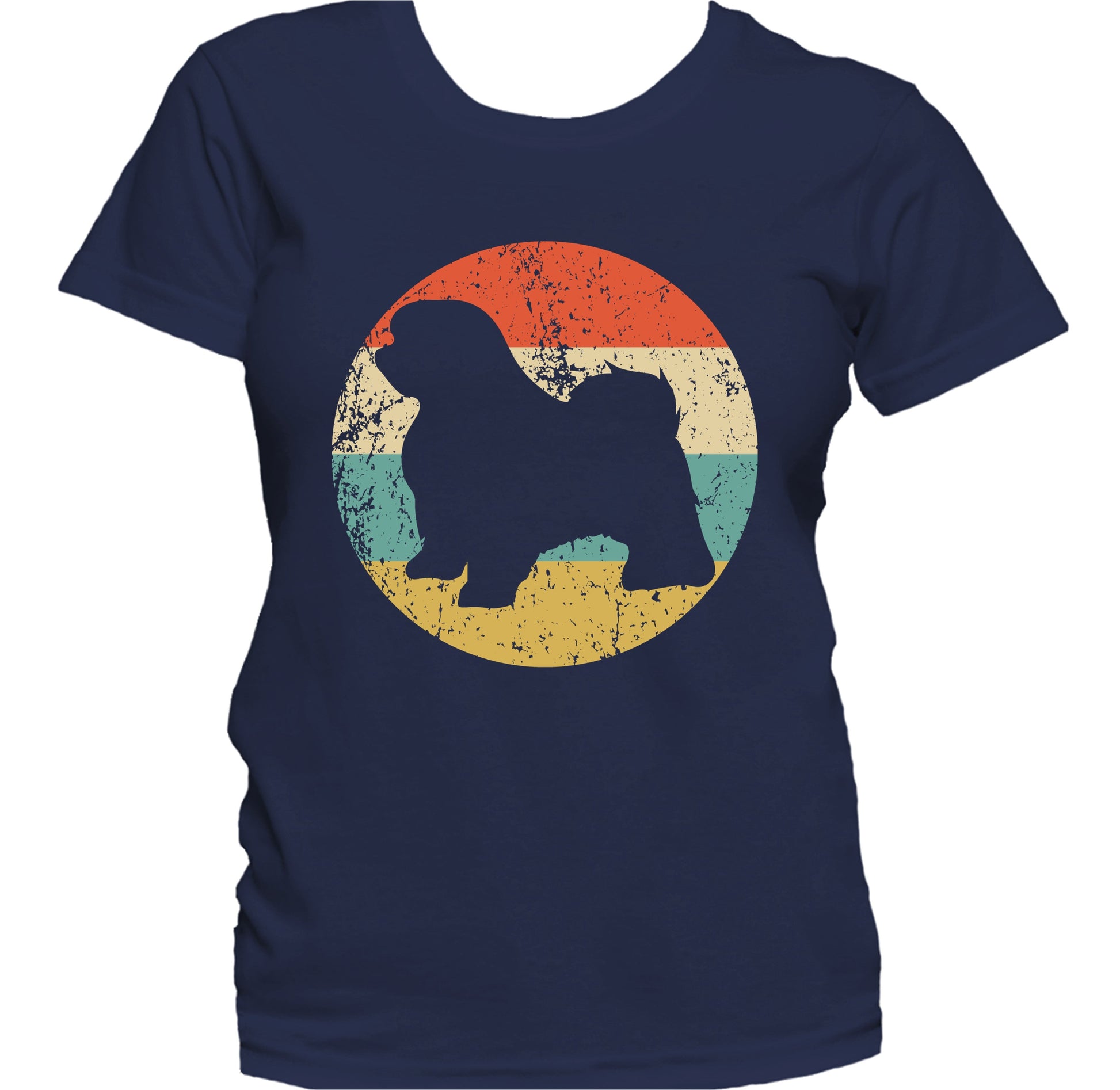 Retro Maltese Dog Breed Icon Women's T-Shirt