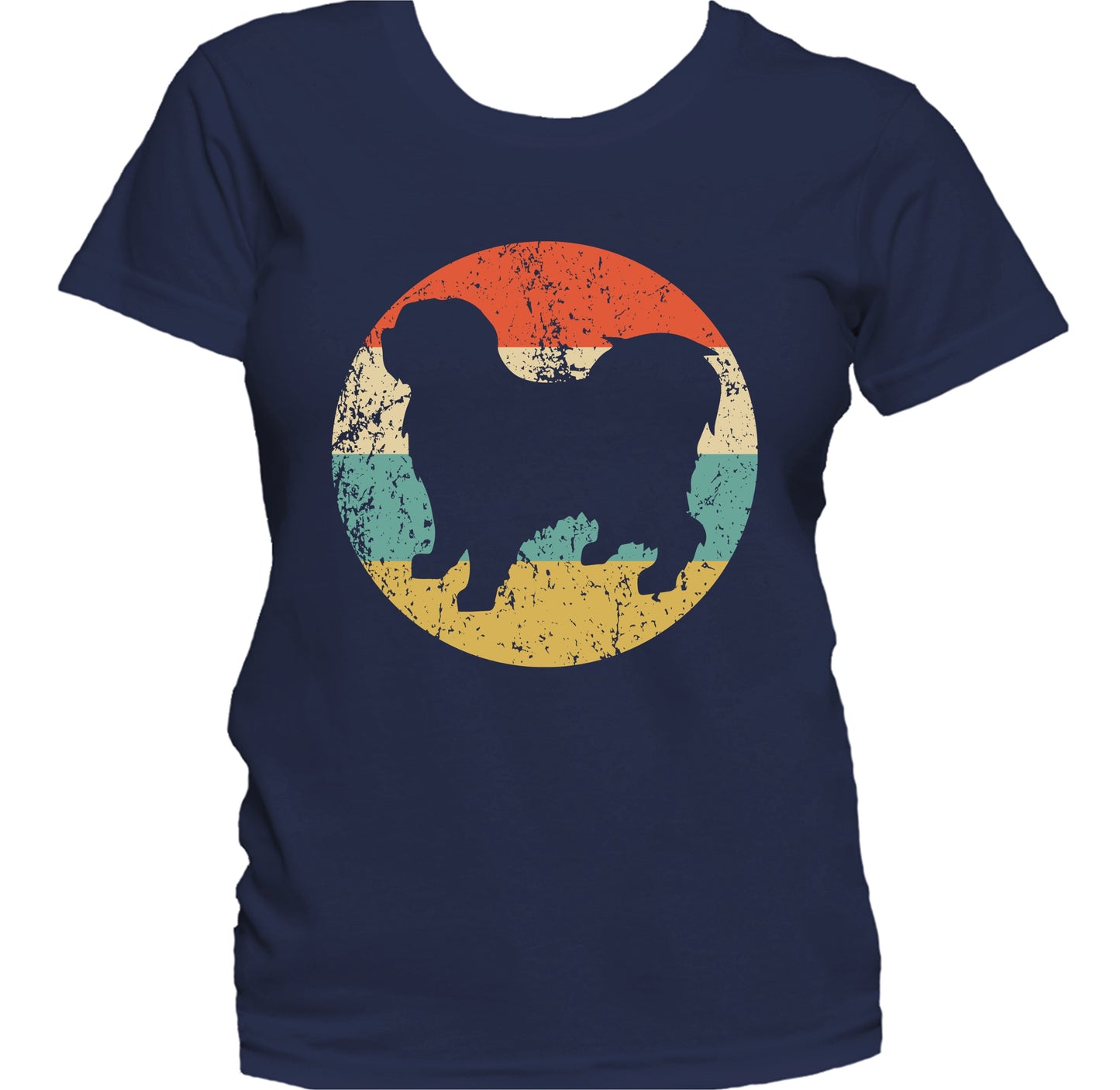 Retro Tibetan Terrier Dog Breed Icon Women's T-Shirt