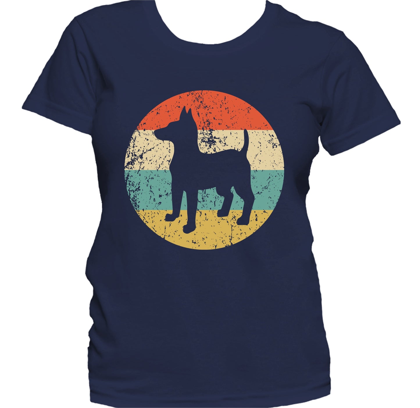 Retro Toy Fox Terrier Dog Breed Icon Women's T-Shirt