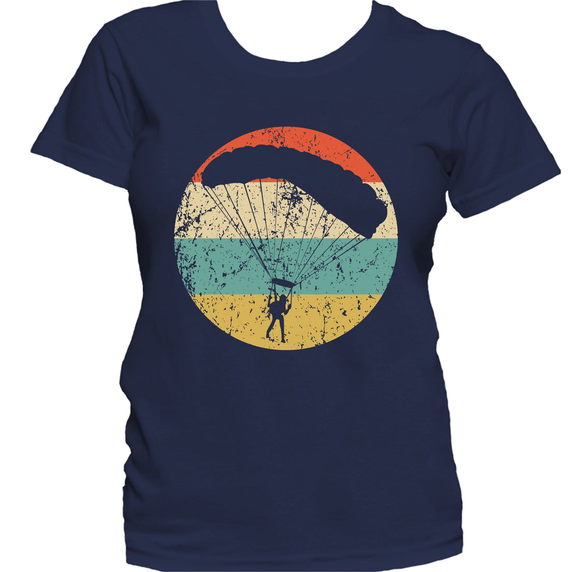 Skydiving Shirt - Retro Parachute Icon Women's T-Shirt