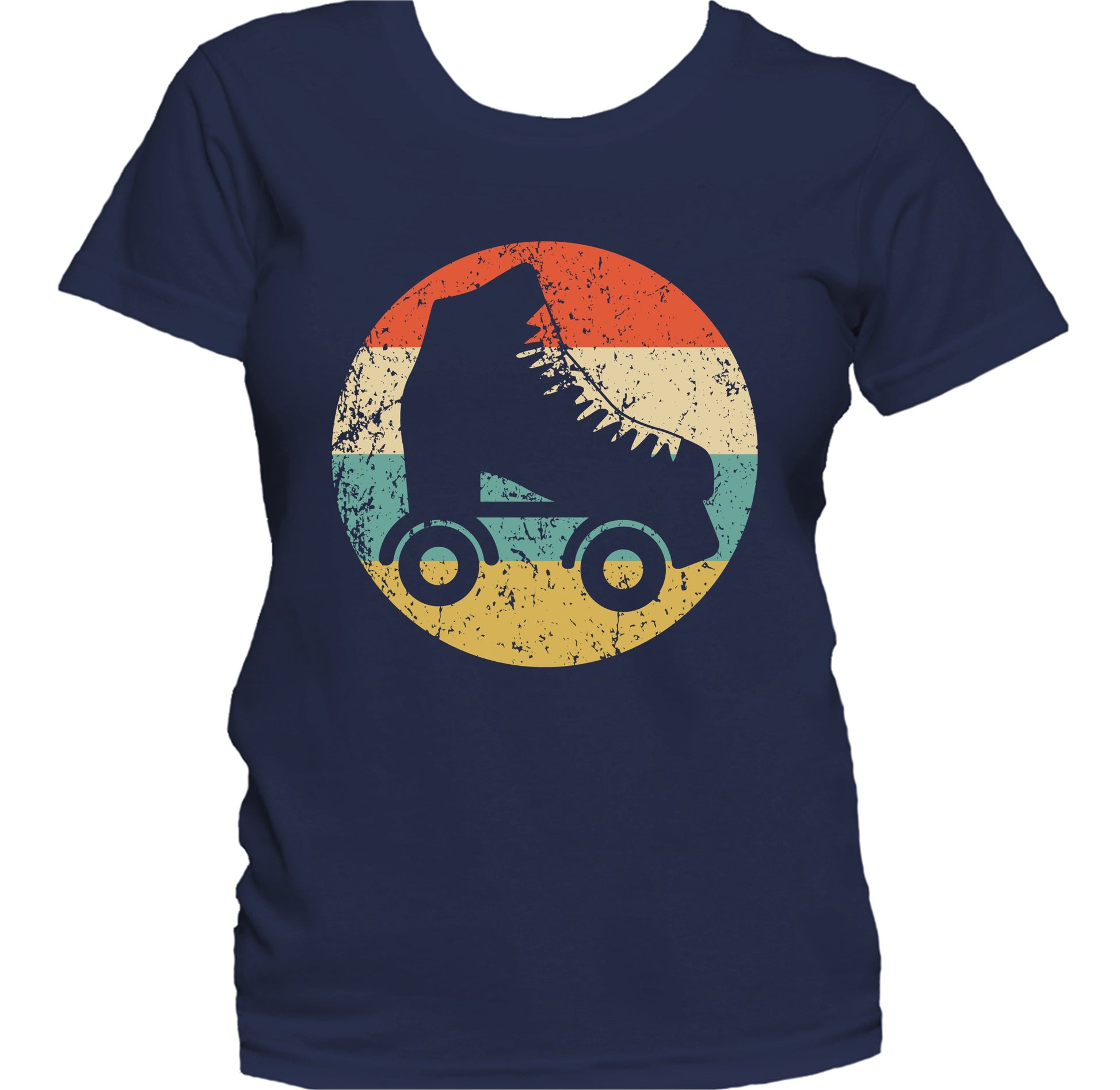 Roller Derby Shirt - Retro Roller Skate Icon Women's T-Shirt