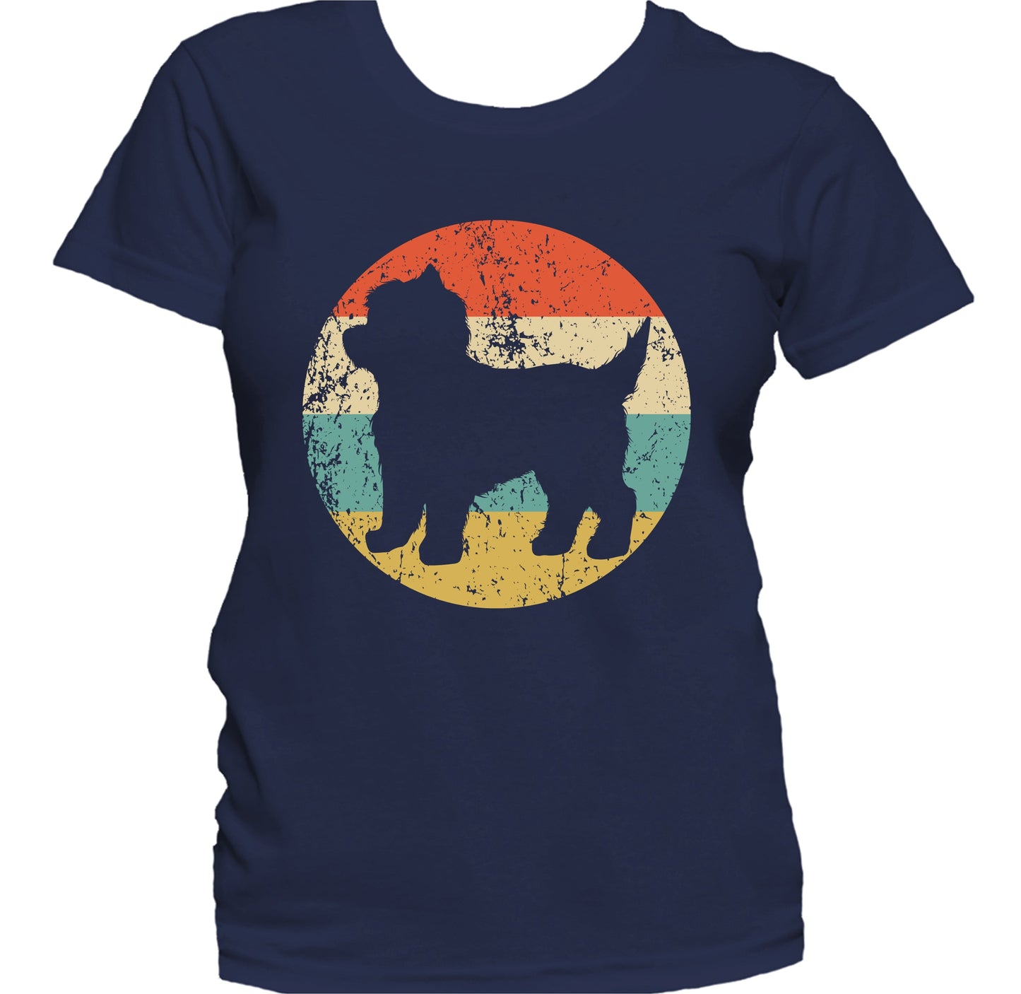 Retro Cairn Terrier Dog Breed Icon Women's T-Shirt