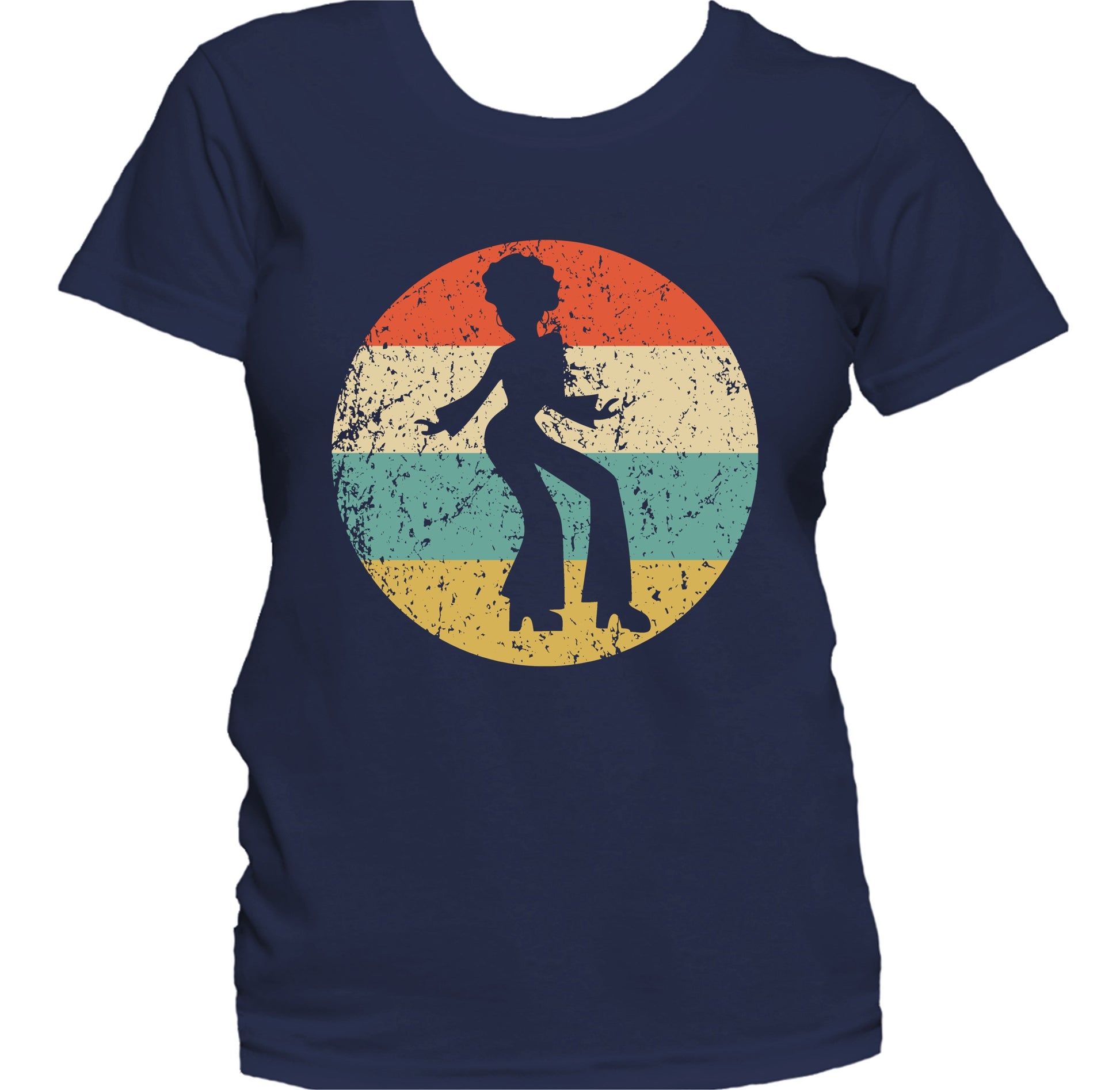 Retro Disco Dancer 1960's 1970's Vintage Style Disco Women's T-Shirt