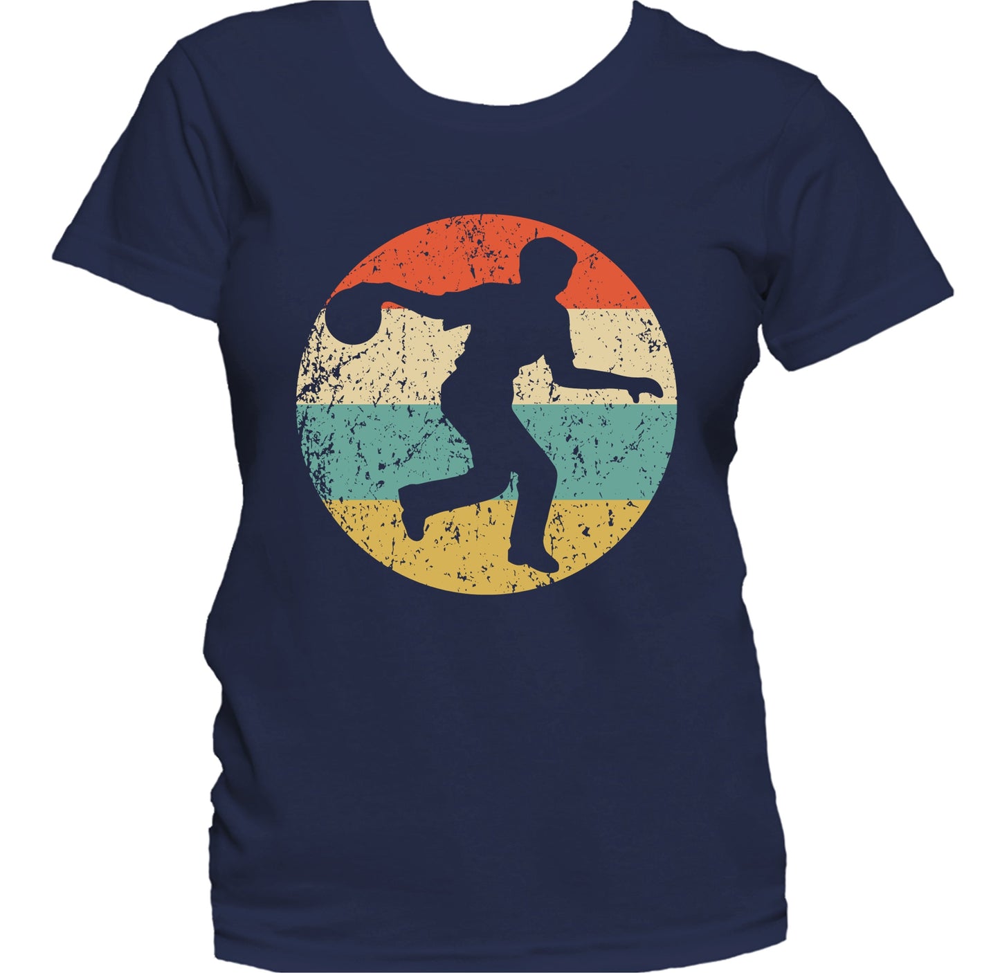 Retro Bowler 1960's 1970's Vintage Style Bowling Women's T-Shirt