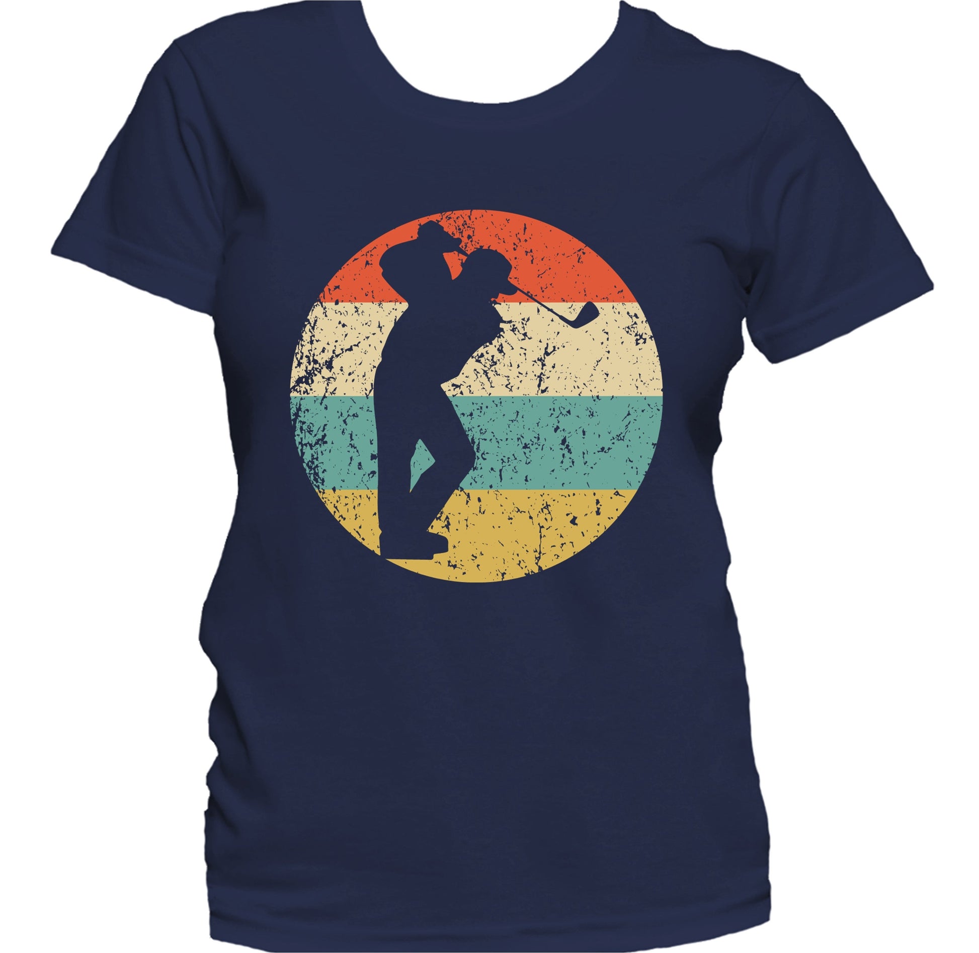 Retro Golfer 1960's 1970's Vintage Style Golfing Women's T-Shirt