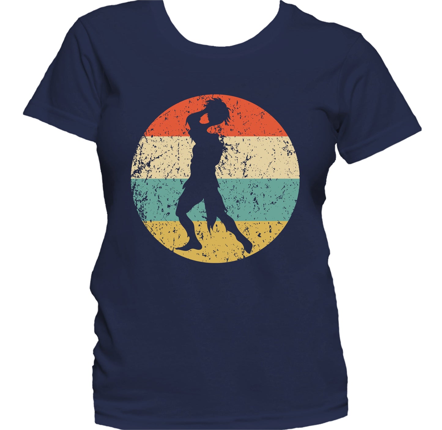 Halloween Spooky Scary Headless Zombie Silhouette Retro Women's T-Shirt