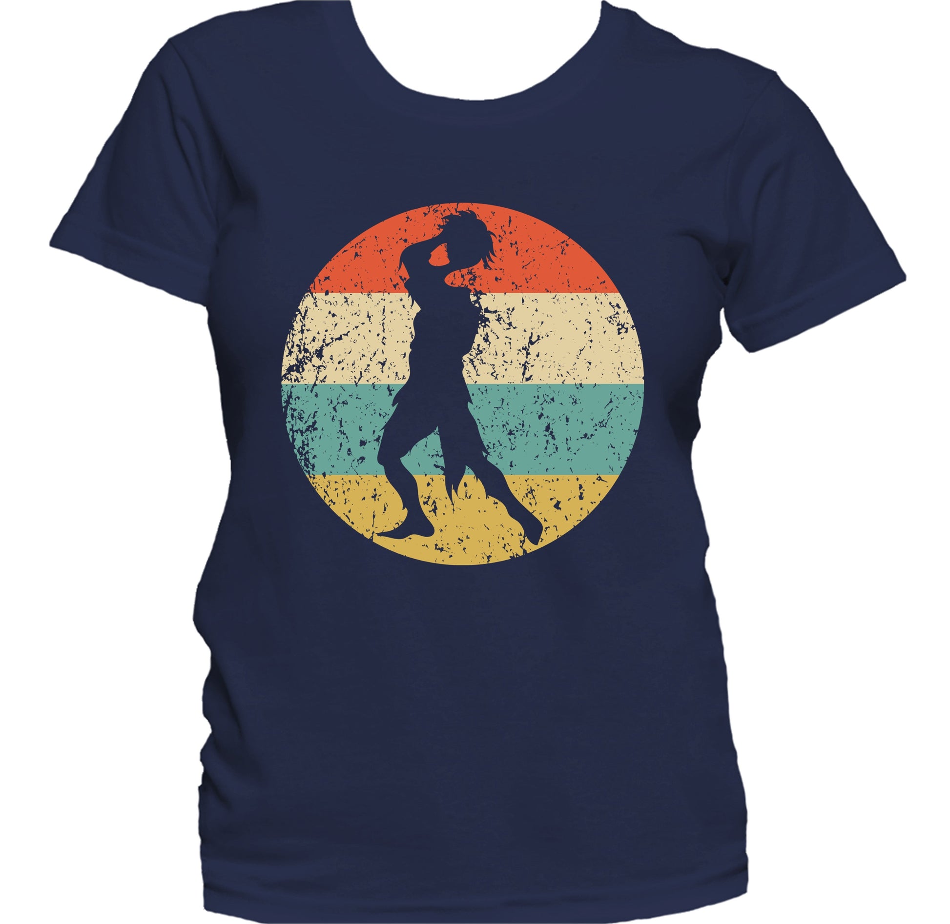 Halloween Spooky Scary Headless Zombie Silhouette Retro Women's T-Shirt