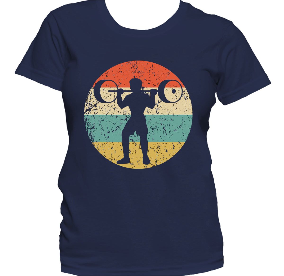 Weightlifting Powerlifting Retro Weightlifting Fitness Women's T-Shirt
