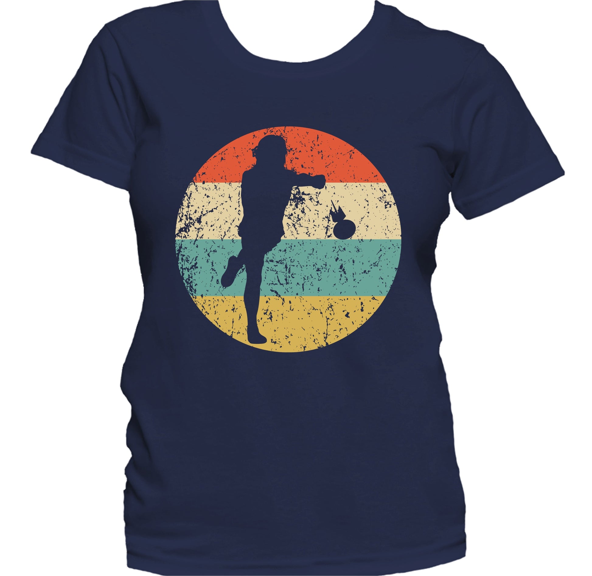 Lawn Darts Player Silhouette Retro Lawn Darts Women's T-Shirt