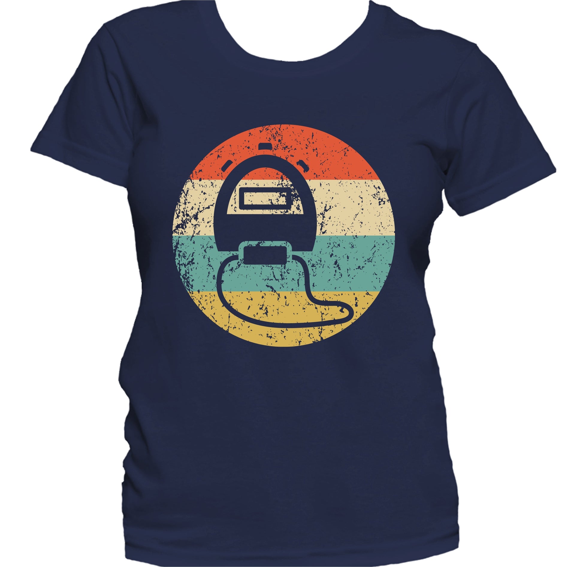 Stopwatch Icon Retro Track and Field Coach Women's T-Shirt