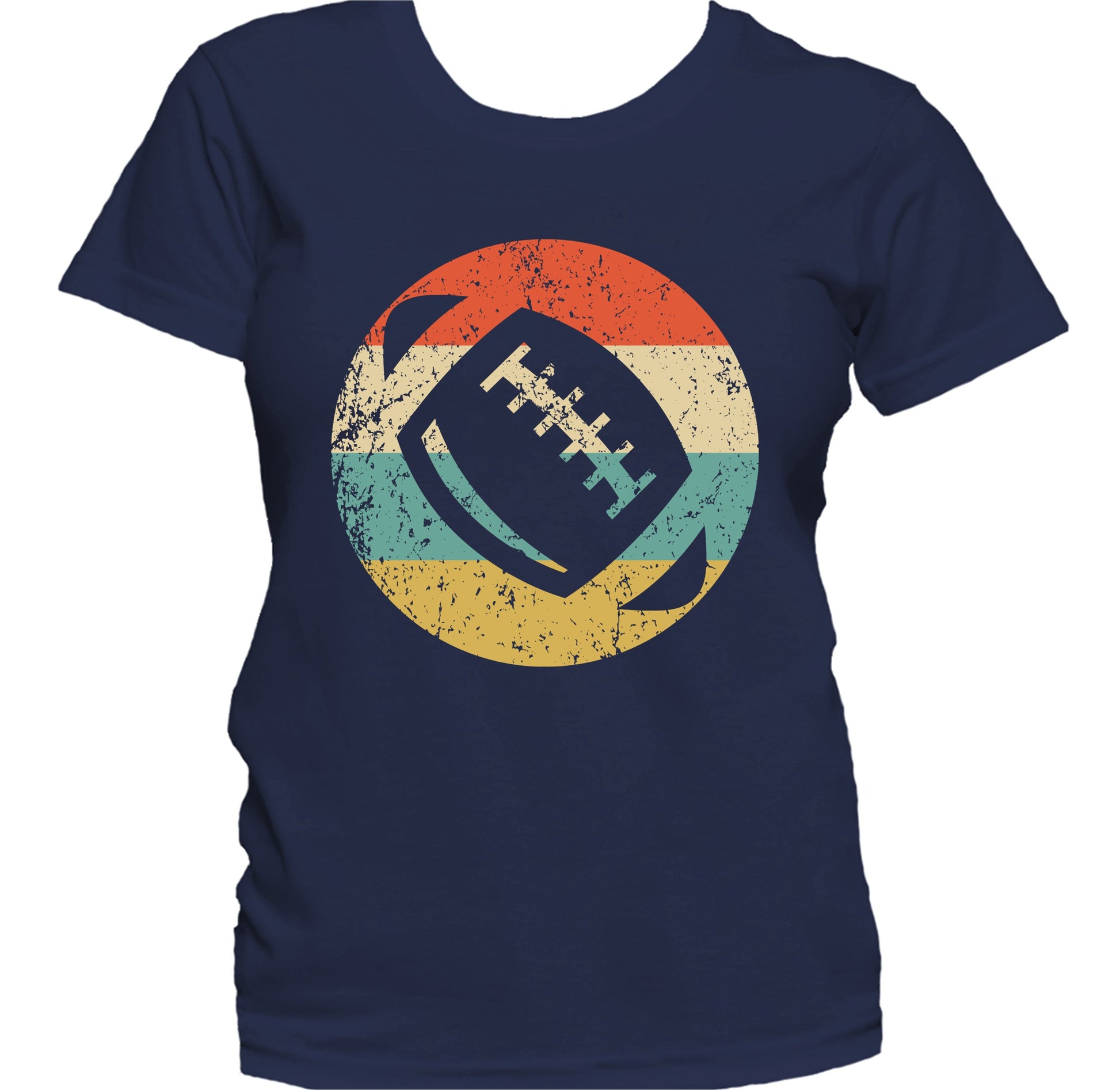 Football Ball Icon Retro Football Women's T-Shirt