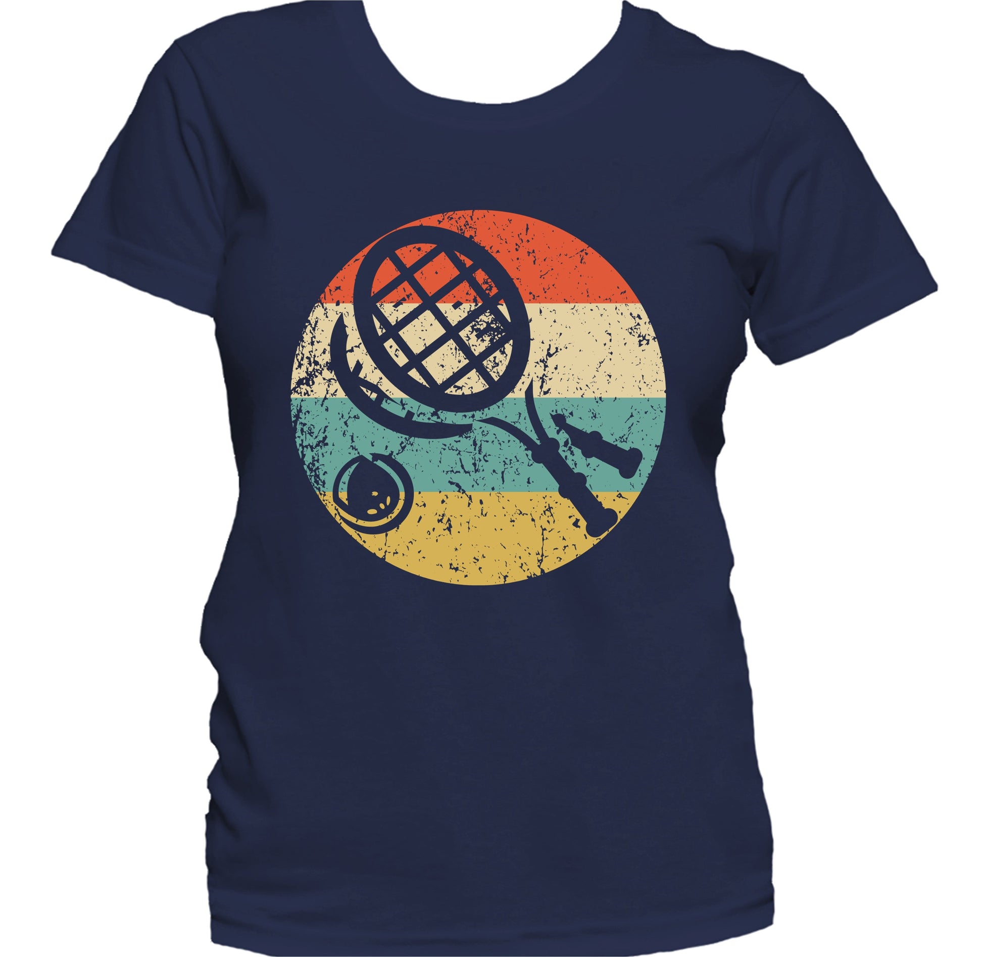 Tennis Rackets Icon Retro Tennis Women's T-Shirt