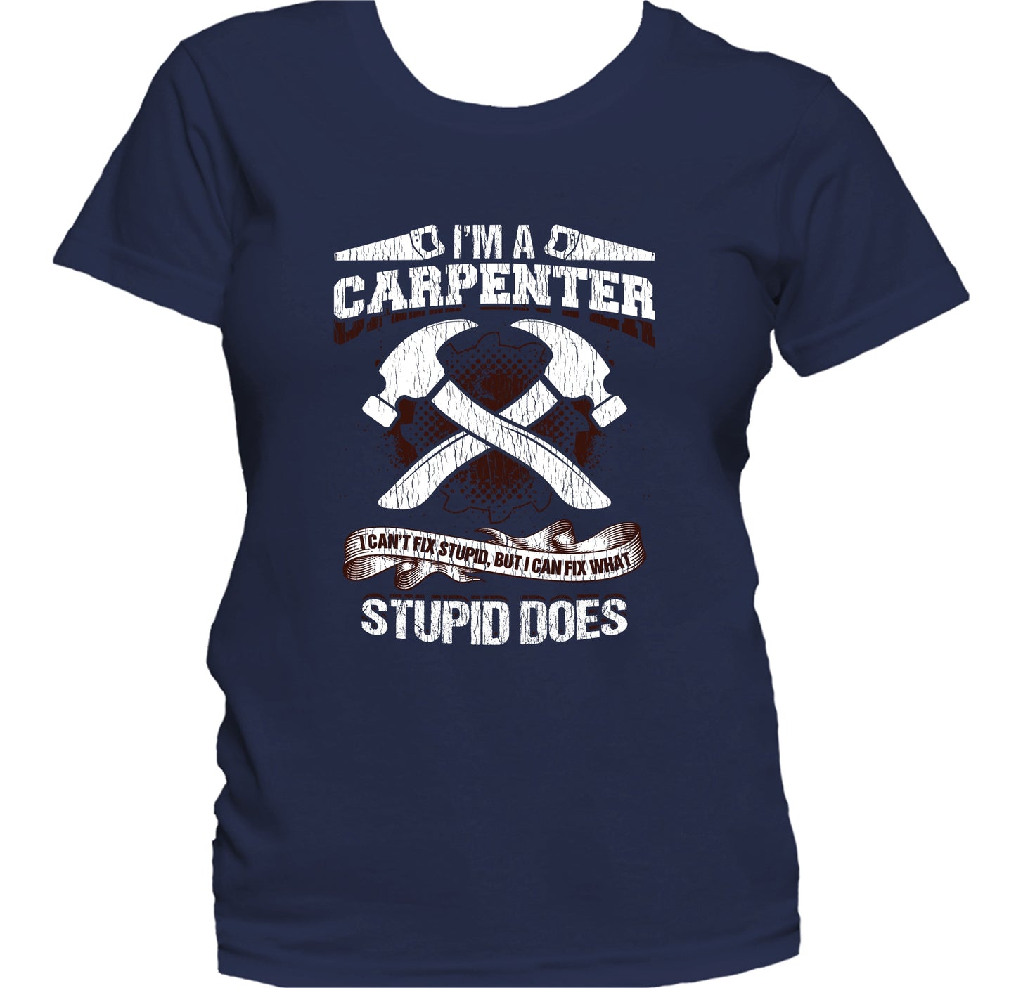 All Men Are Created Equal But Then Some Become Carpenters Women's T-Shirt