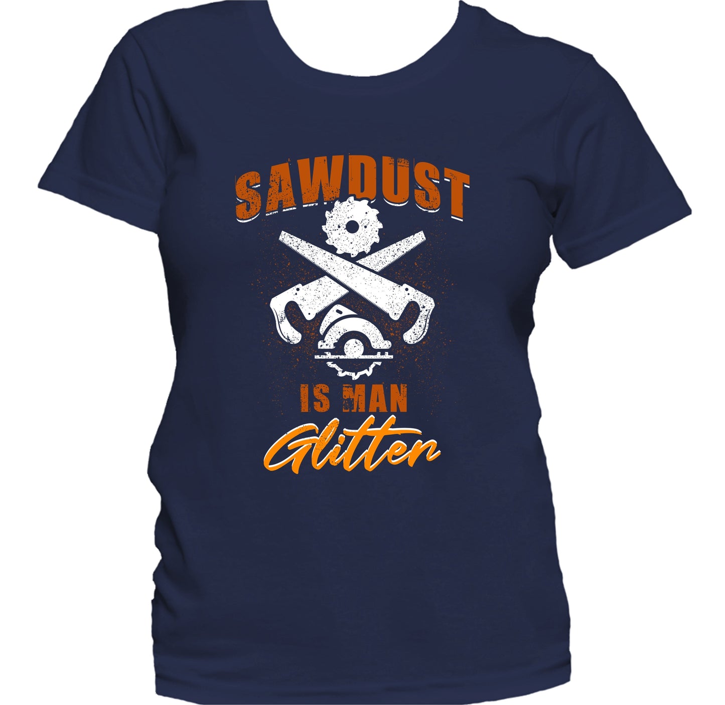 Measure Once Cuss Twice Funny Carpenter Carpentry Woodworker Women's T-Shirt