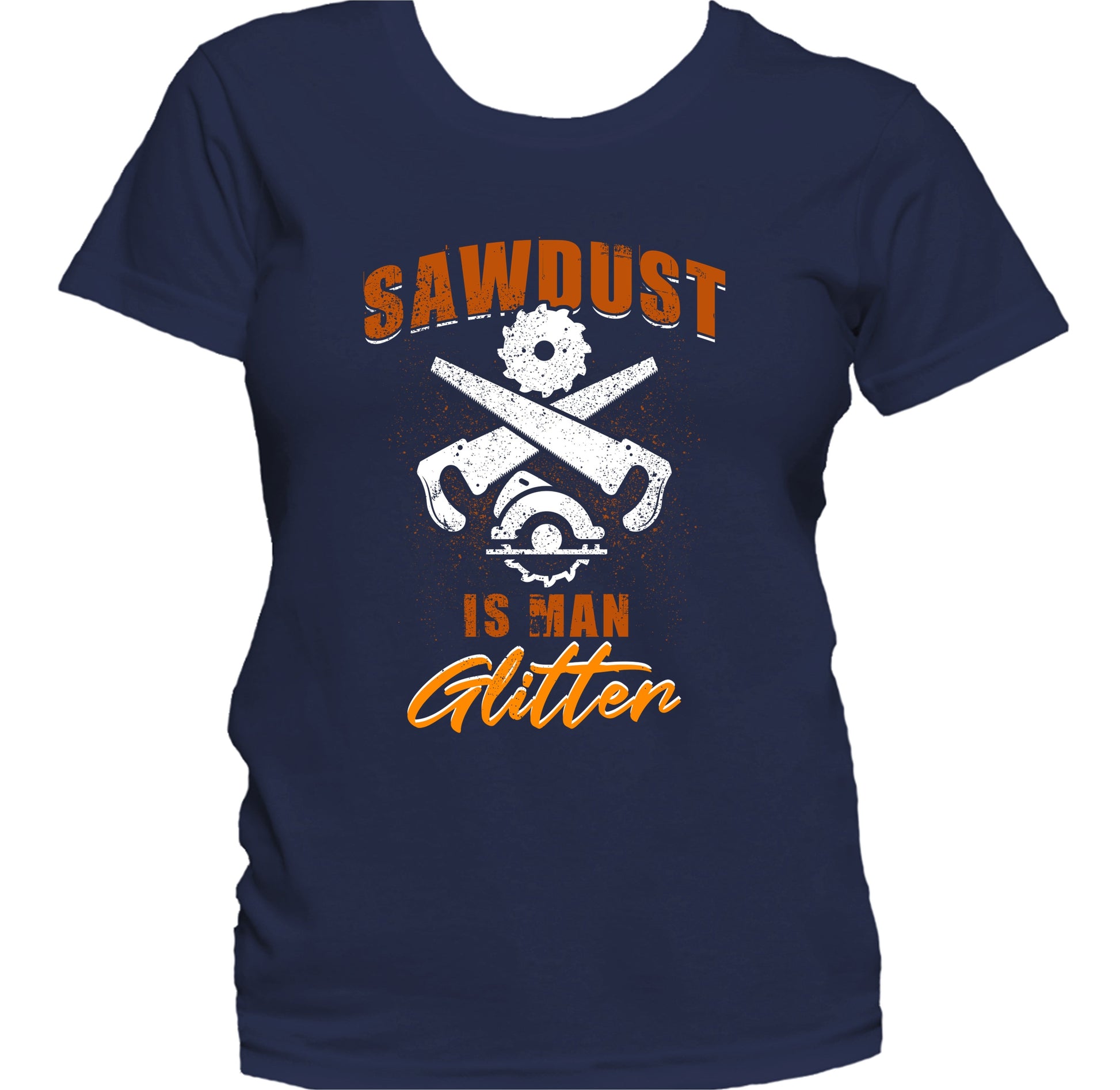 Measure Once Cuss Twice Funny Carpenter Carpentry Woodworker Women's T-Shirt