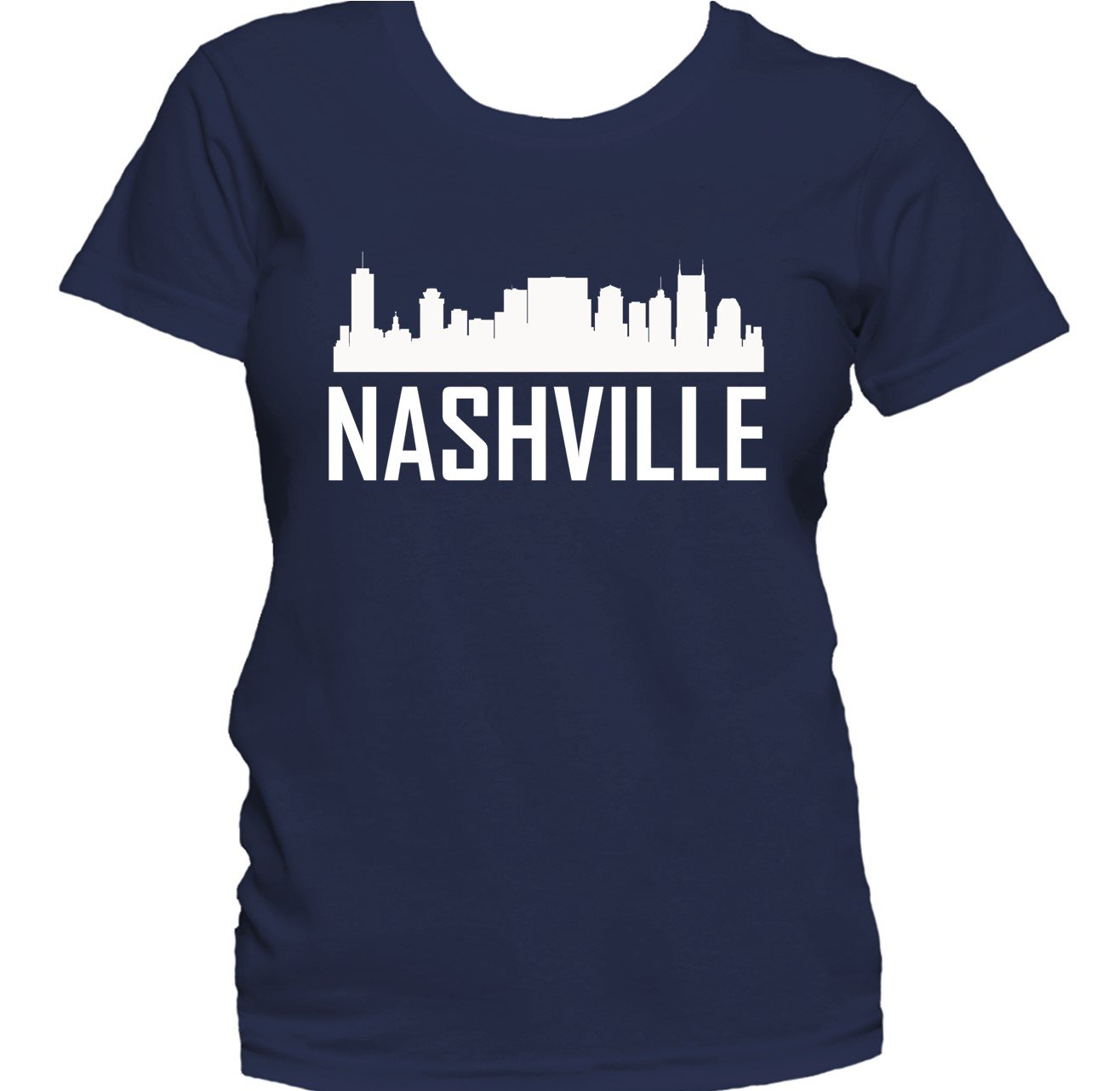 Nashville TN Skyline Silhouette Cityscape Women's T-Shirt