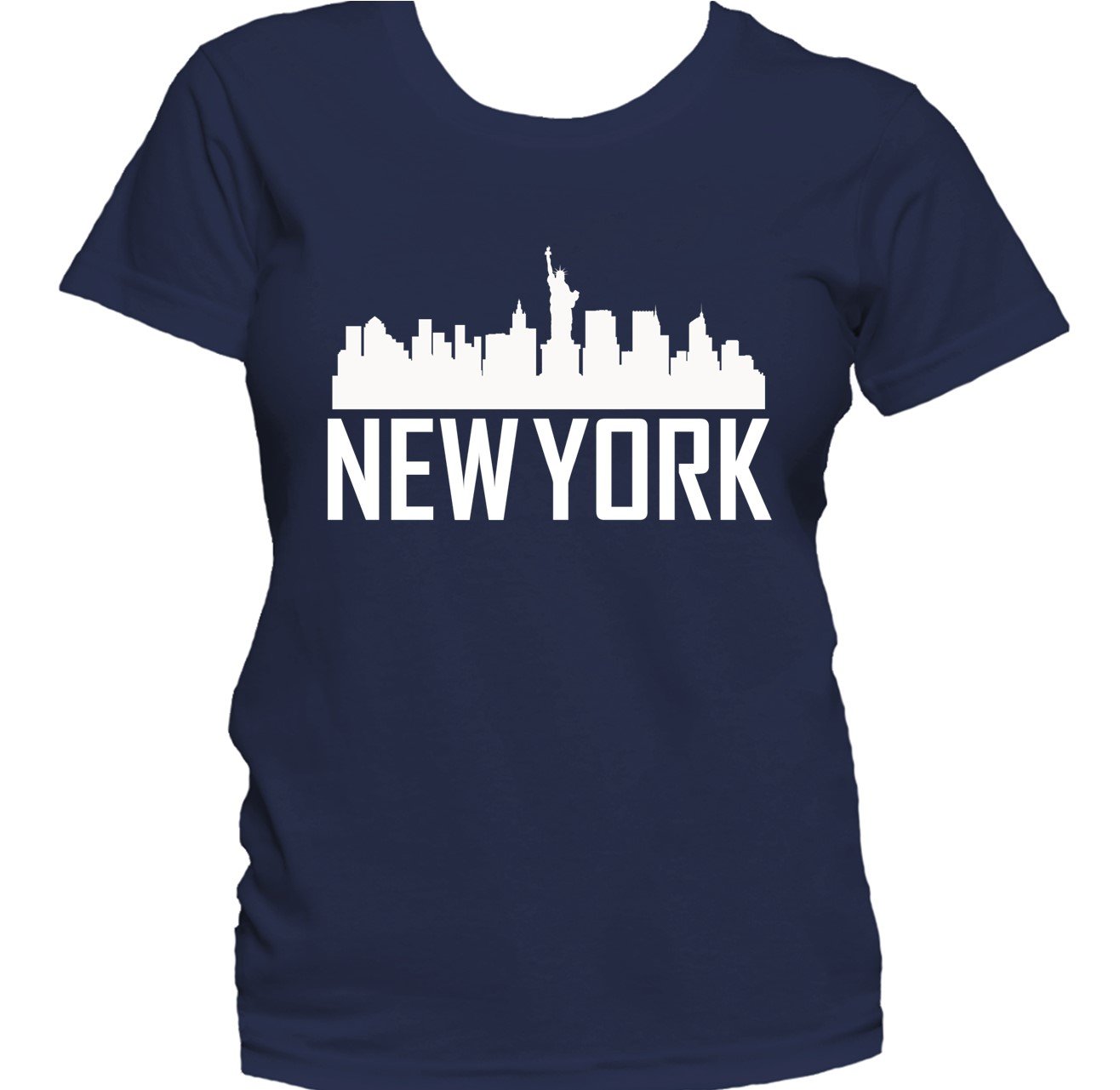 New York NY Skyline Silhouette Cityscape Women's T-Shirt