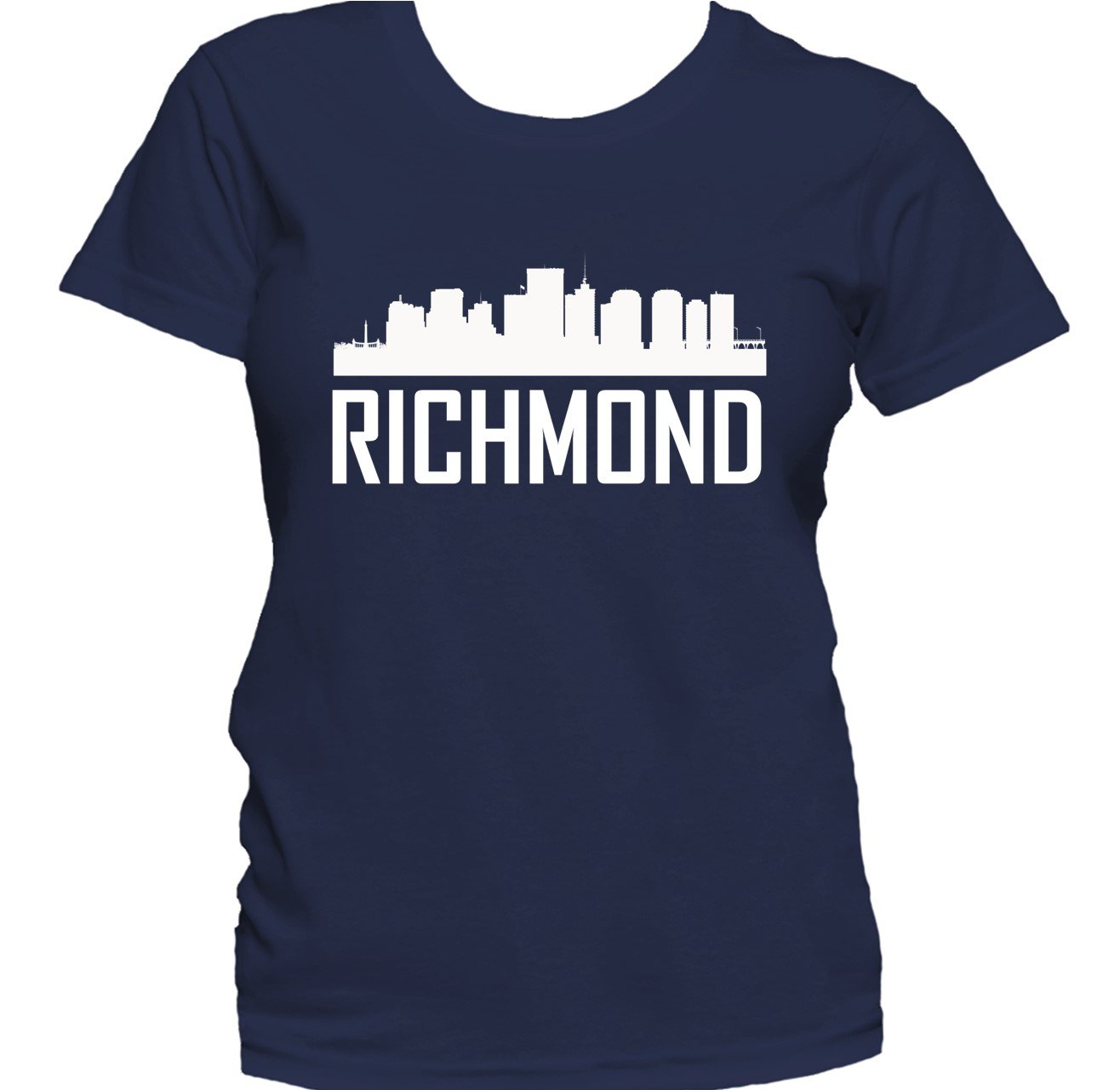 Richmond VA Skyline Silhouette Cityscape Women's T-Shirt