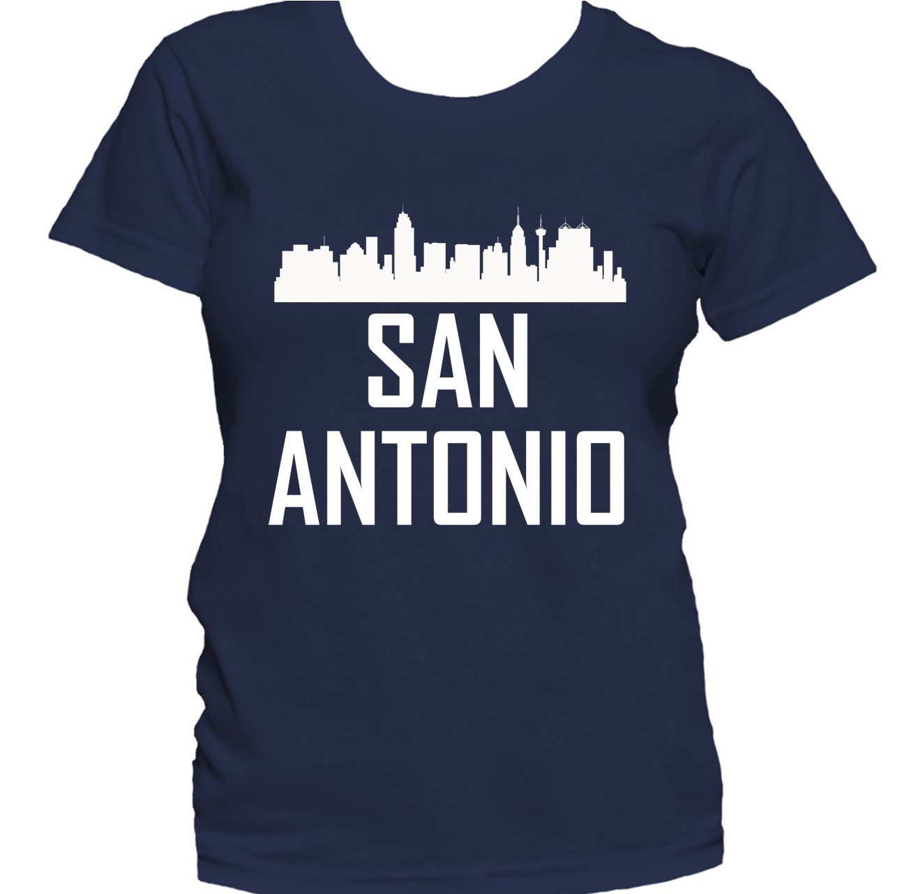 San Antonio TX Skyline Silhouette Cityscape Women's T-Shirt