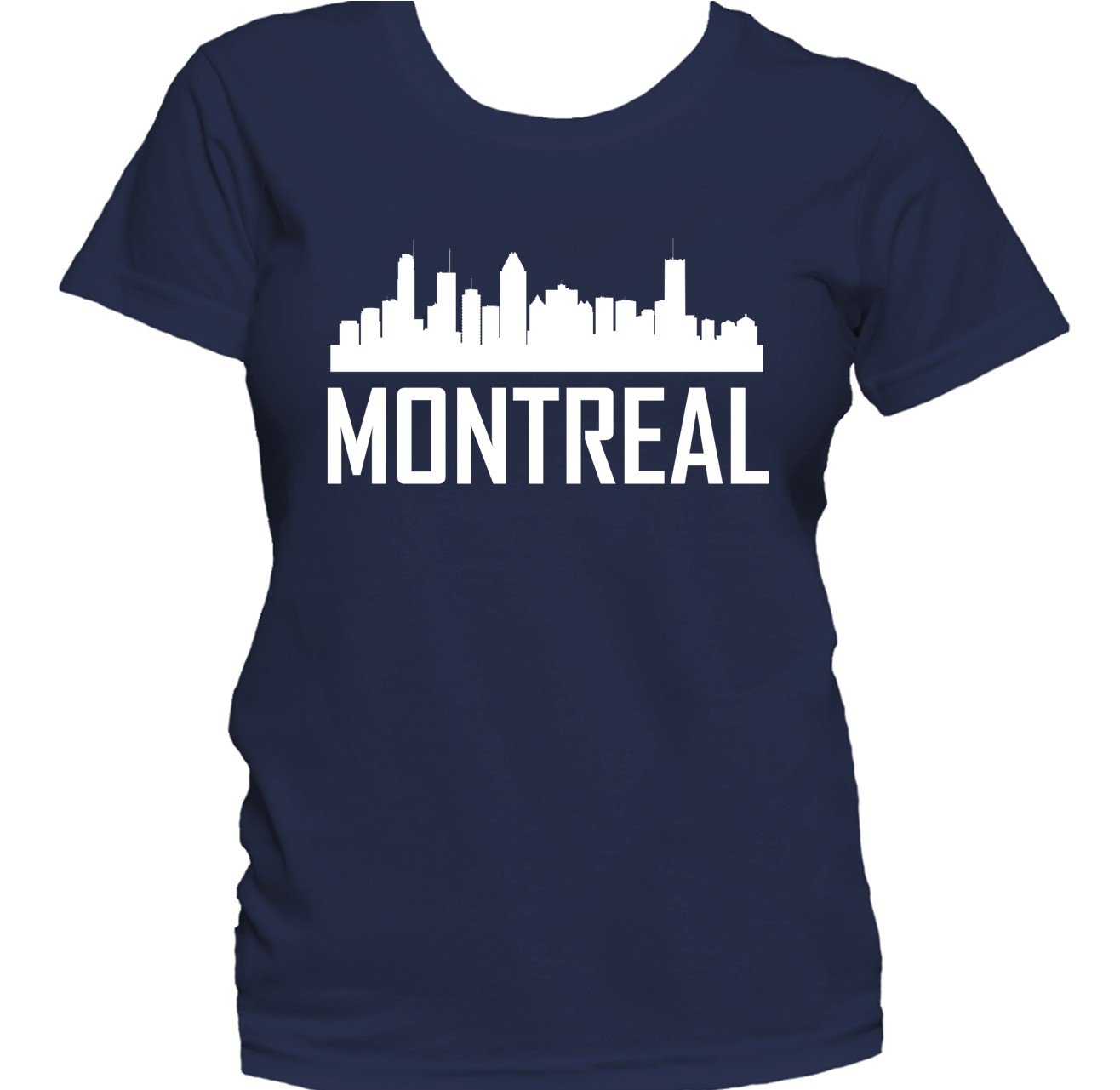 Montreal QC Canada Skyline Silhouette Cityscape Women's T-Shirt