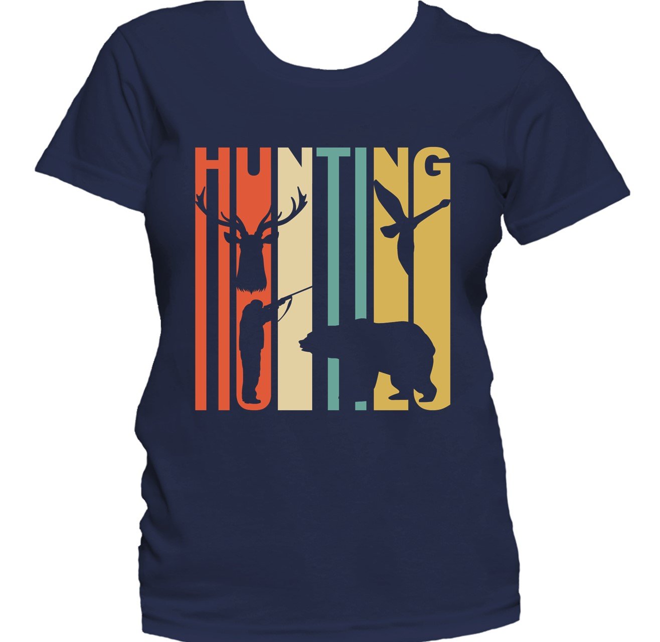 Retro 1970's Style Hunting Women's T-Shirt