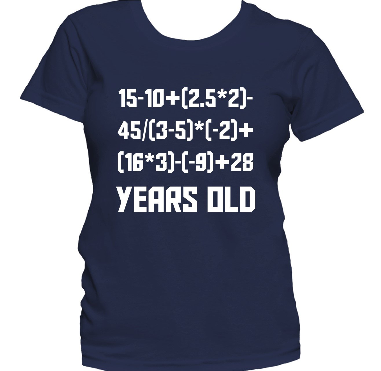Samarbejdsvillig pels Engager 50 Years Old Algebra Equation Funny 50th Birthday Math Women's T-Shirt –  Really Awesome Shirts